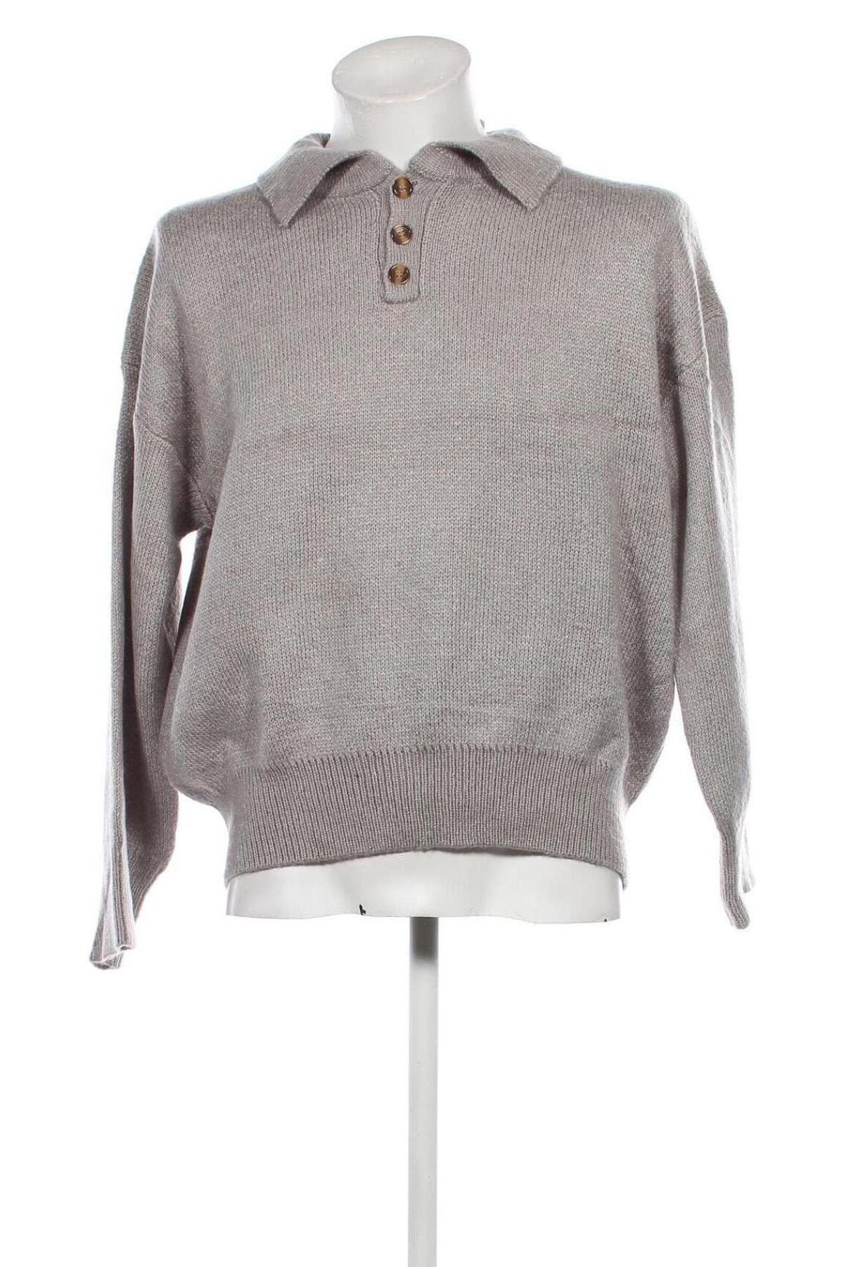 Herrenpullover, Größe L, Farbe Grau, Preis 5,99 €