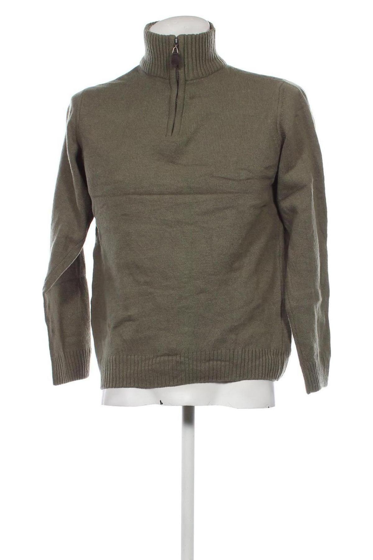 Herrenpullover, Größe M, Farbe Grün, Preis € 6,49