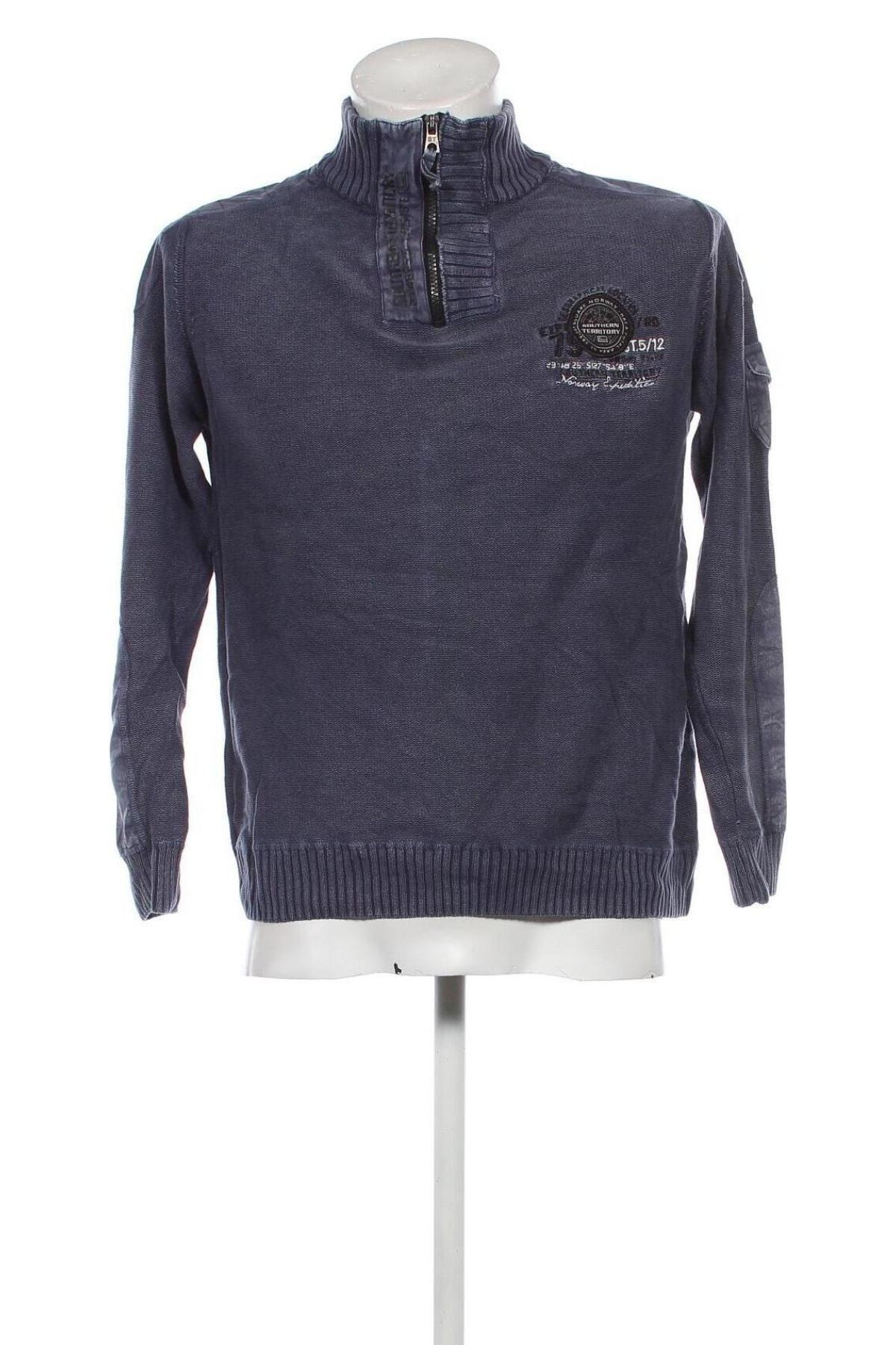 Herrenpullover, Größe M, Farbe Blau, Preis € 6,99