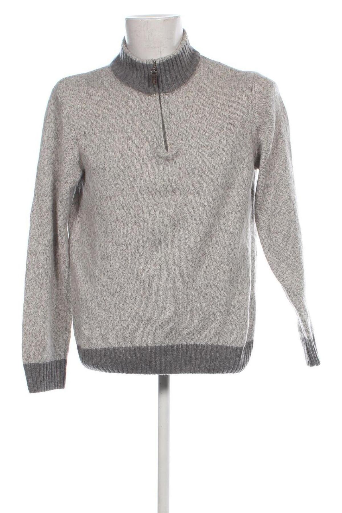 Herrenpullover, Größe L, Farbe Grau, Preis € 7,49