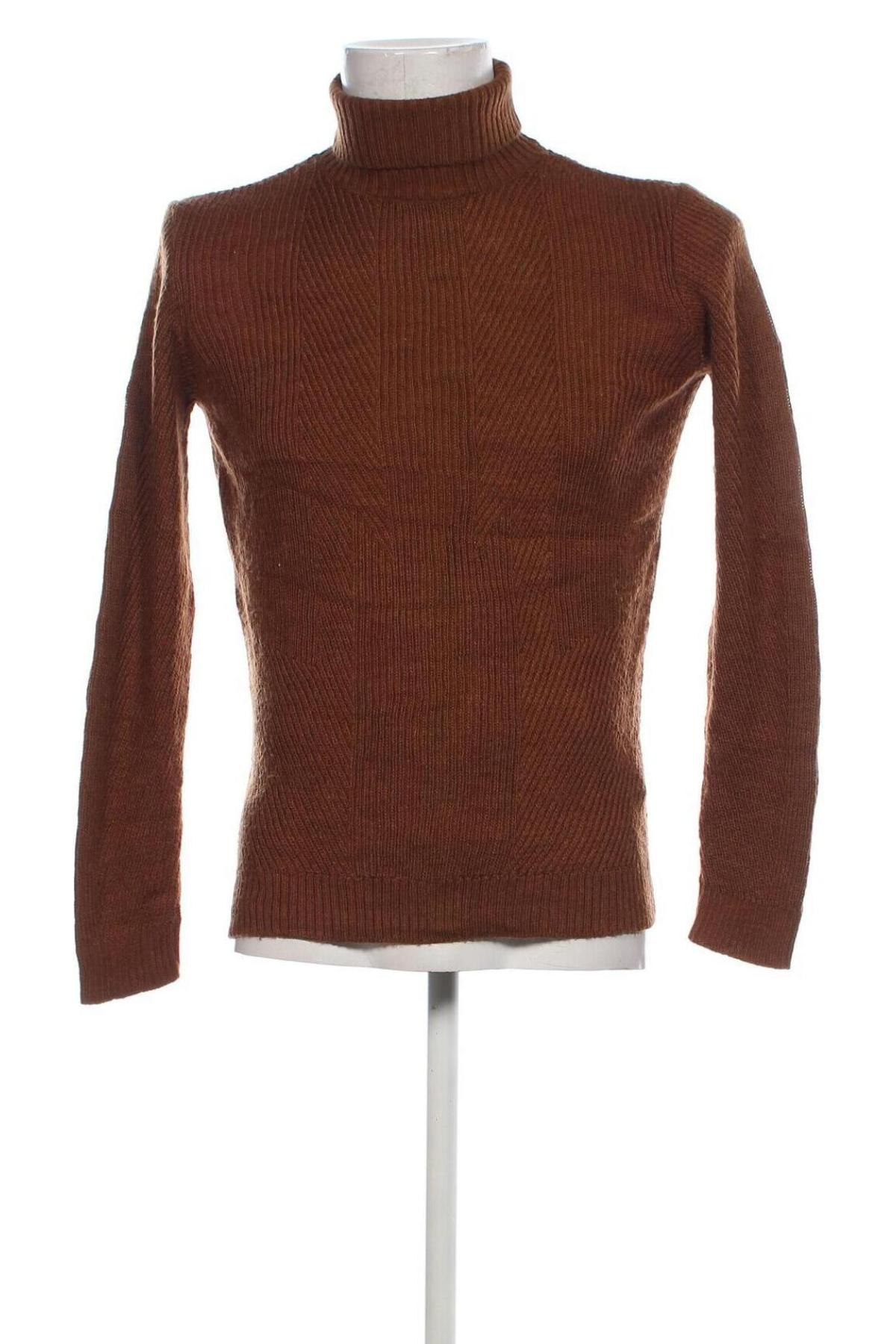 Herrenpullover Bershka, Größe S, Farbe Beige, Preis € 8,68