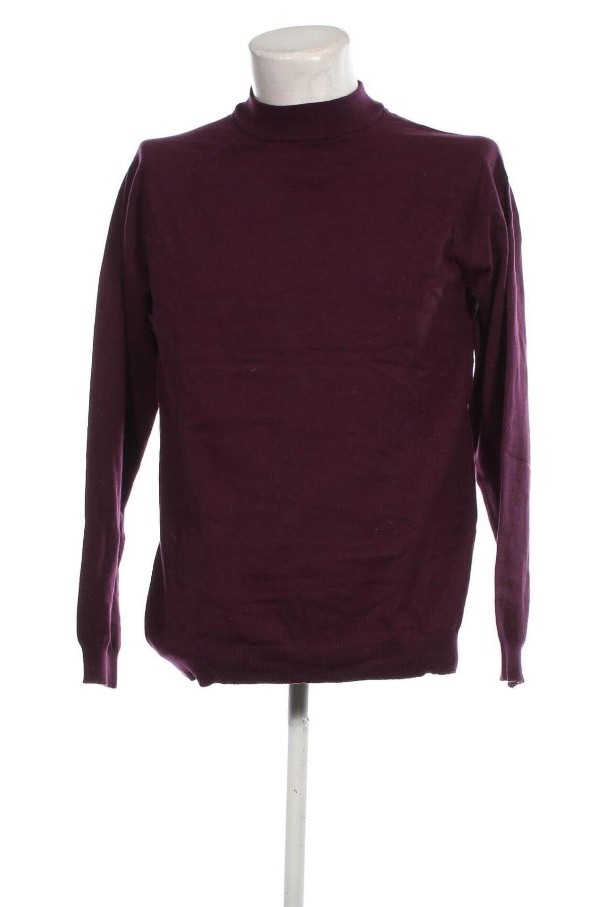 Мъжки пуловер Bpc Bonprix Collection, Размер L, Цвят Лилав, Цена 15,37 лв.