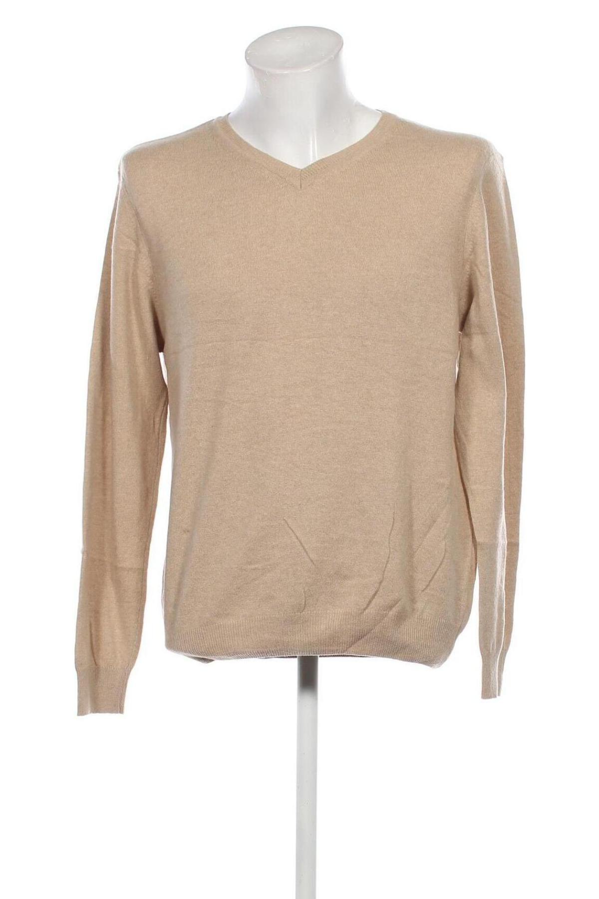 Herrenpullover EXECUTIVE, Größe XL, Farbe Beige, Preis 19,48 €