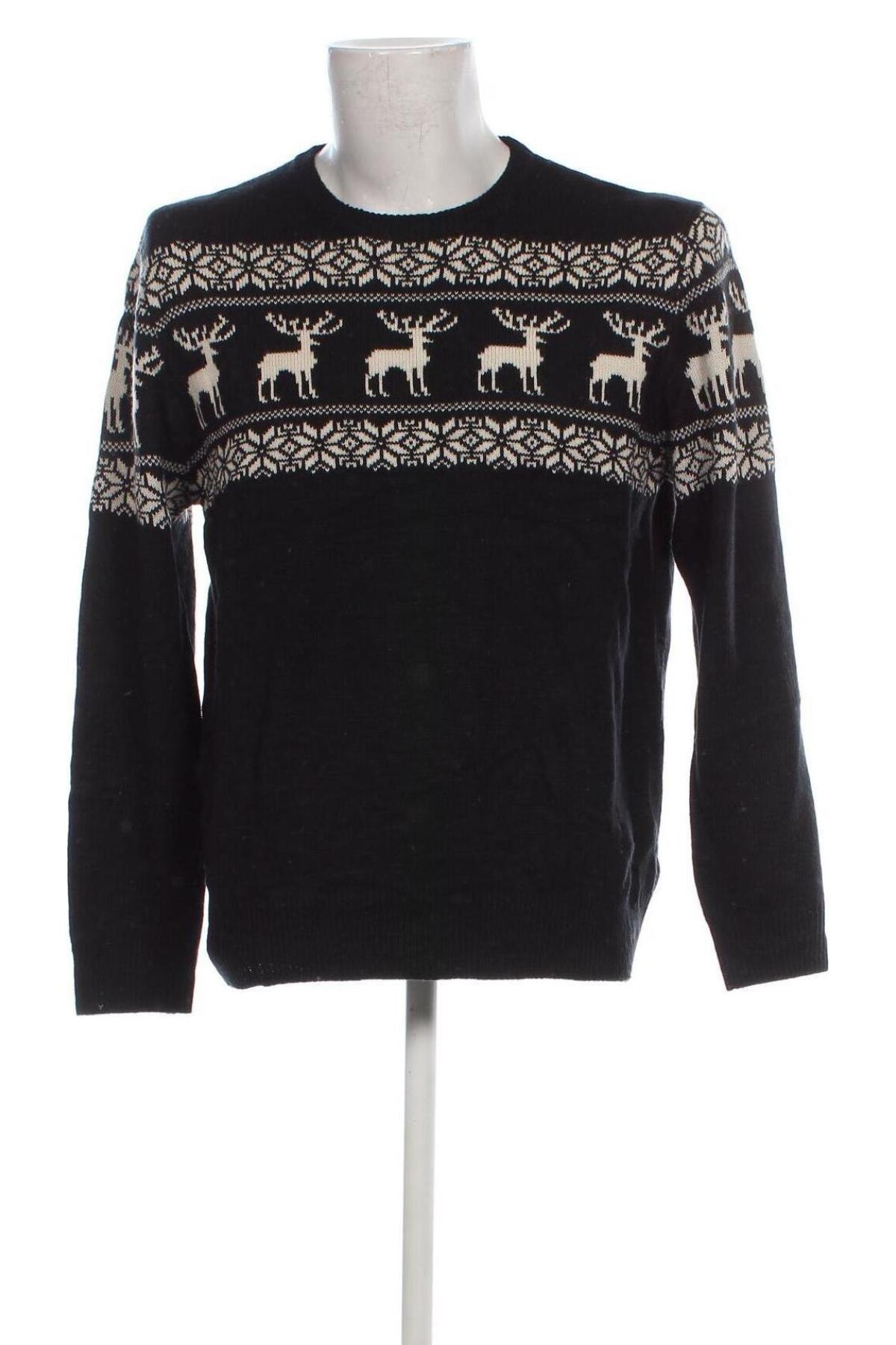 Herrenpullover George, Größe L, Farbe Schwarz, Preis 5,99 €