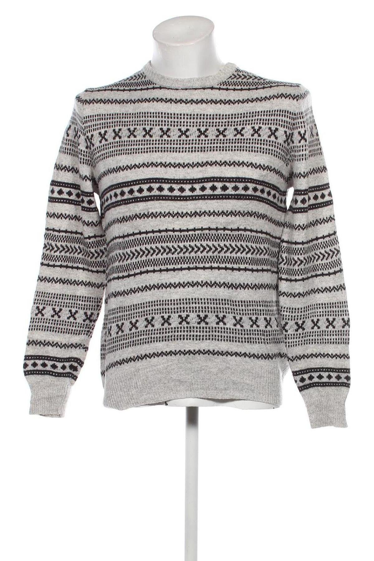 Мъжки пуловер H&M, Размер M, Цвят Многоцветен, Цена 13,92 лв.