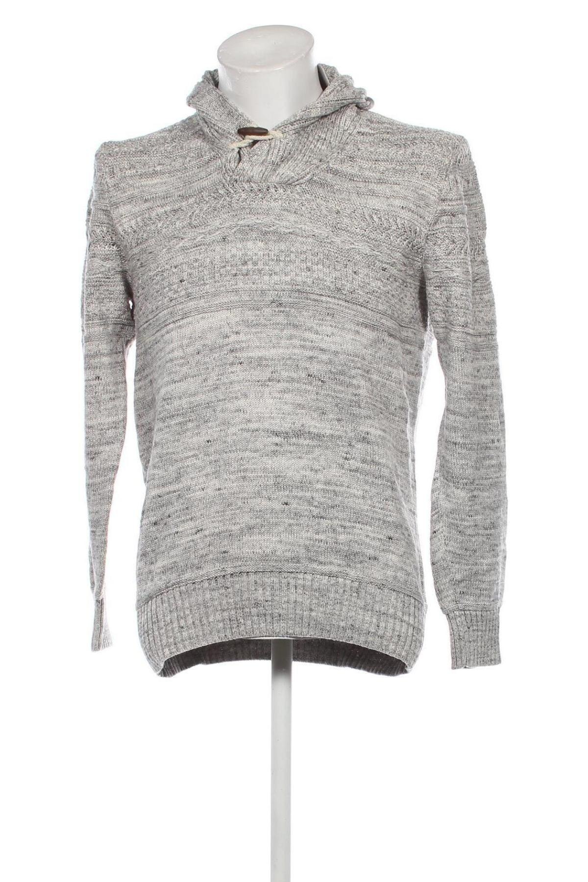 Herrenpullover H&M L.O.G.G., Größe L, Farbe Grau, Preis 5,99 €