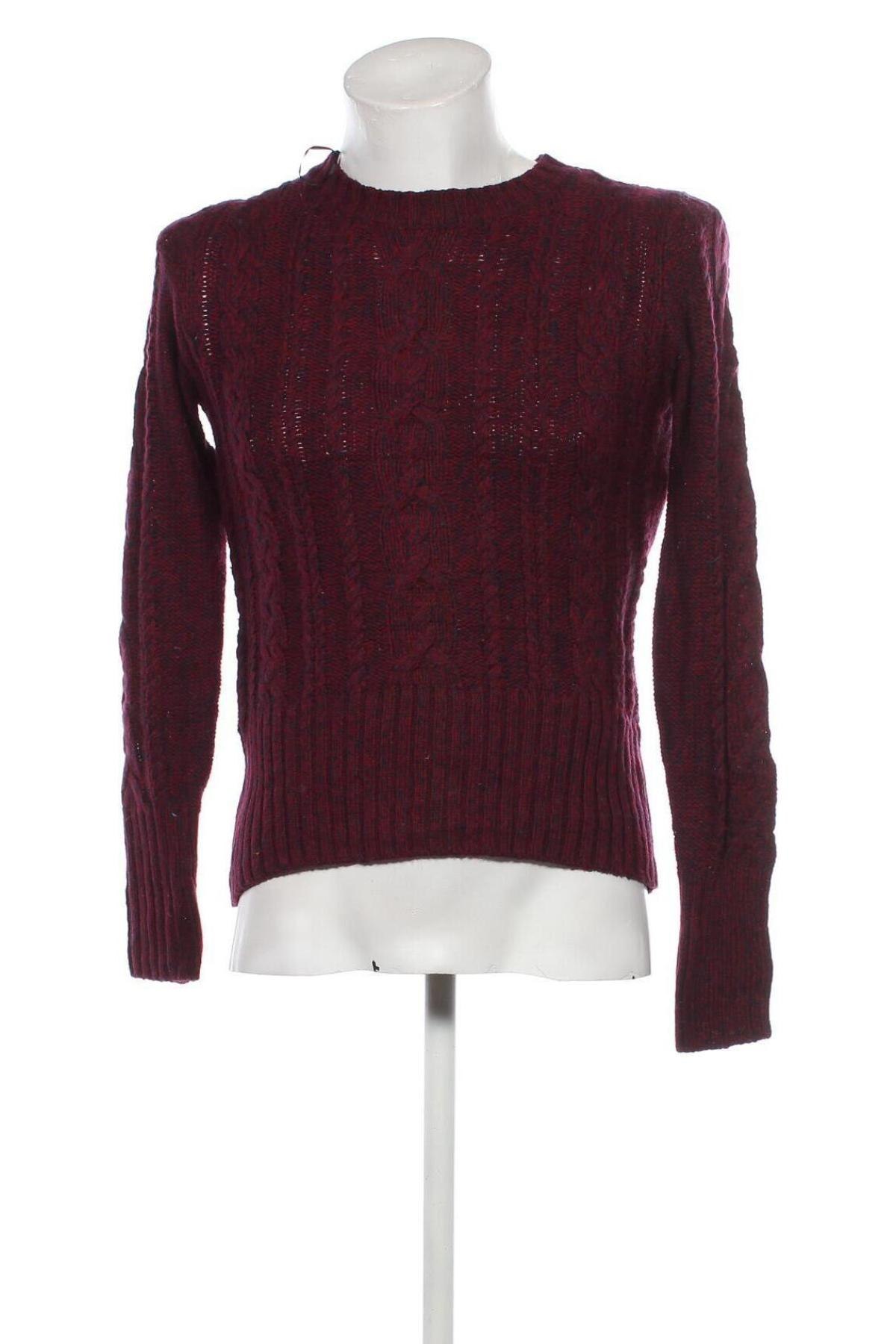 Męski sweter H&M L.O.G.G., Rozmiar S, Kolor Czerwony, Cena 32,99 zł