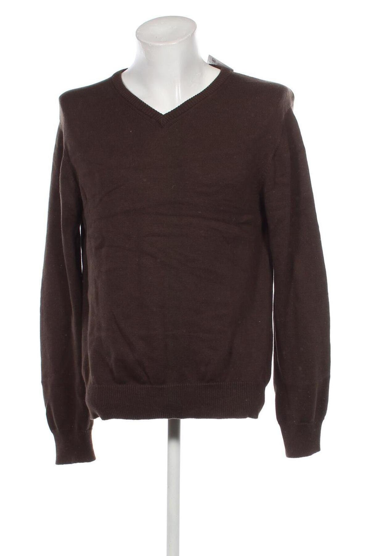 Мъжки пуловер H&M L.O.G.G., Размер L, Цвят Кафяв, Цена 15,37 лв.