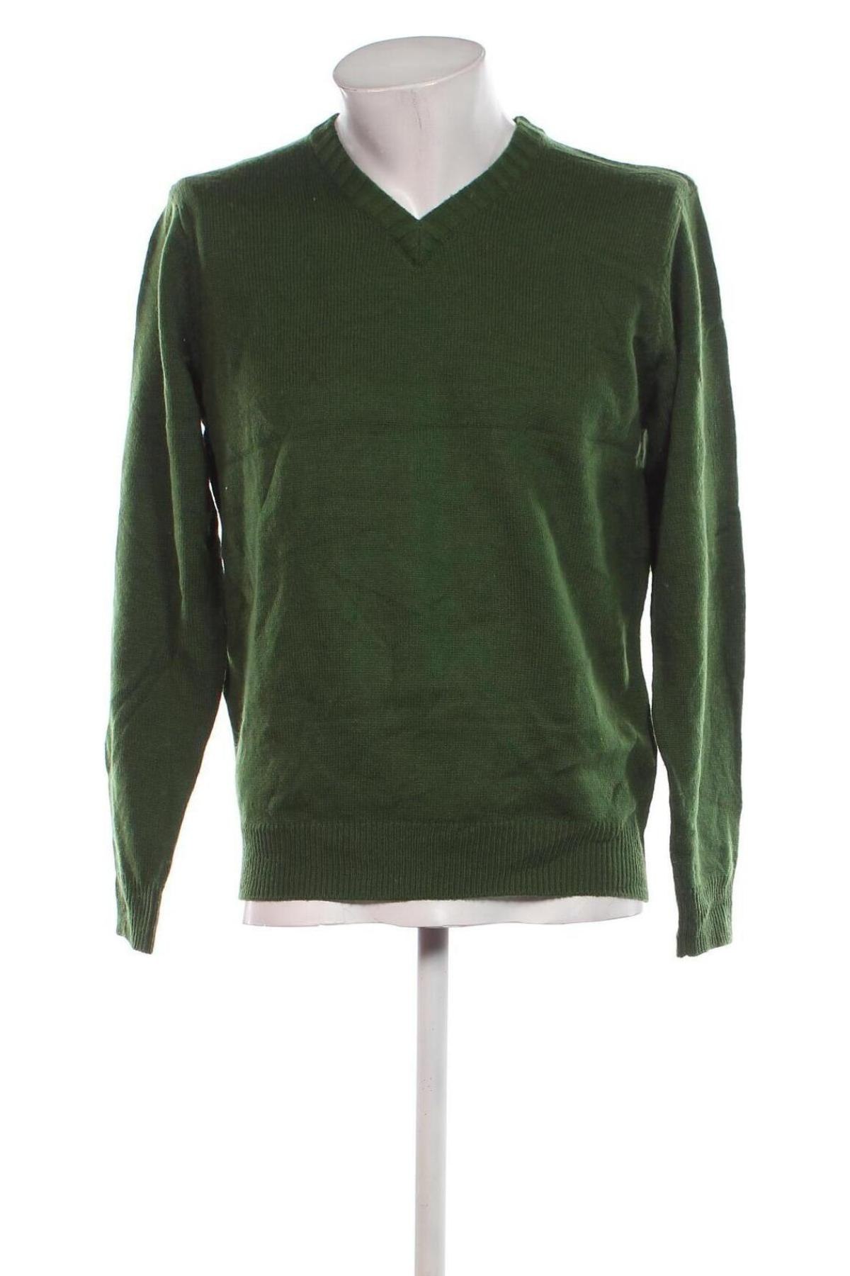 Herrenpullover Karstadt, Größe L, Farbe Grün, Preis € 7,49