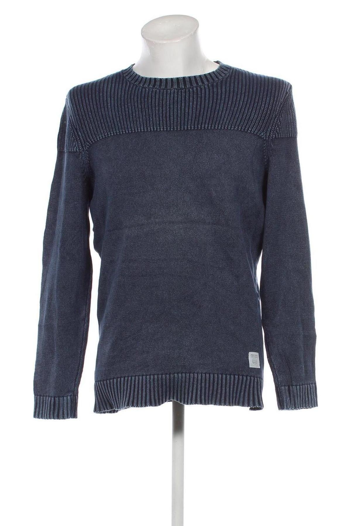 Herrenpullover Mustang, Größe L, Farbe Blau, Preis € 8,49