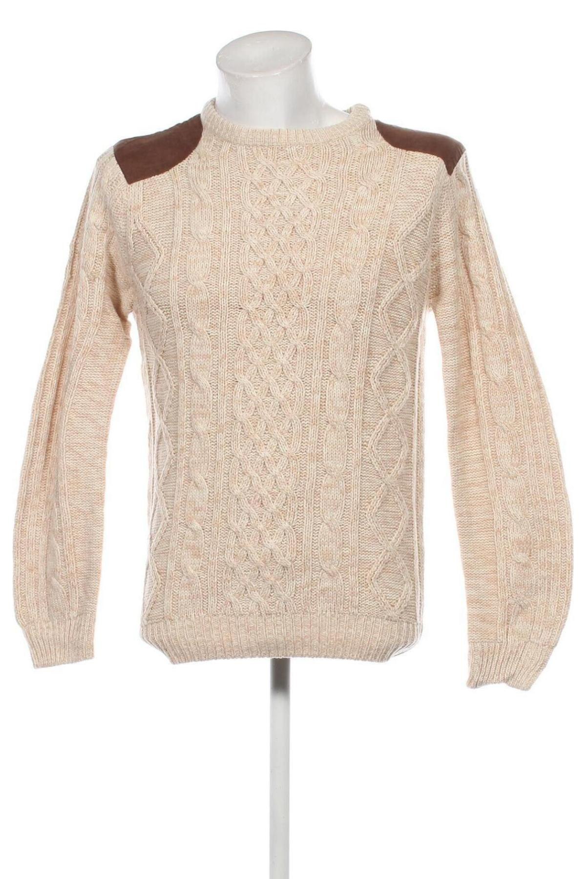 Herrenpullover New Look, Größe M, Farbe Beige, Preis € 8,49