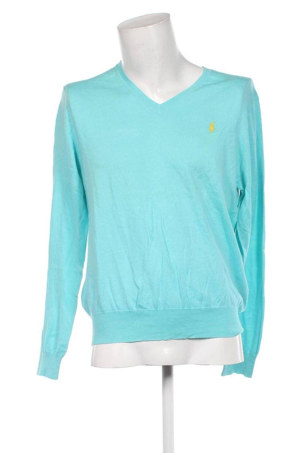 Herrenpullover Polo By Ralph Lauren, Größe L, Farbe Blau, Preis 52,79 €