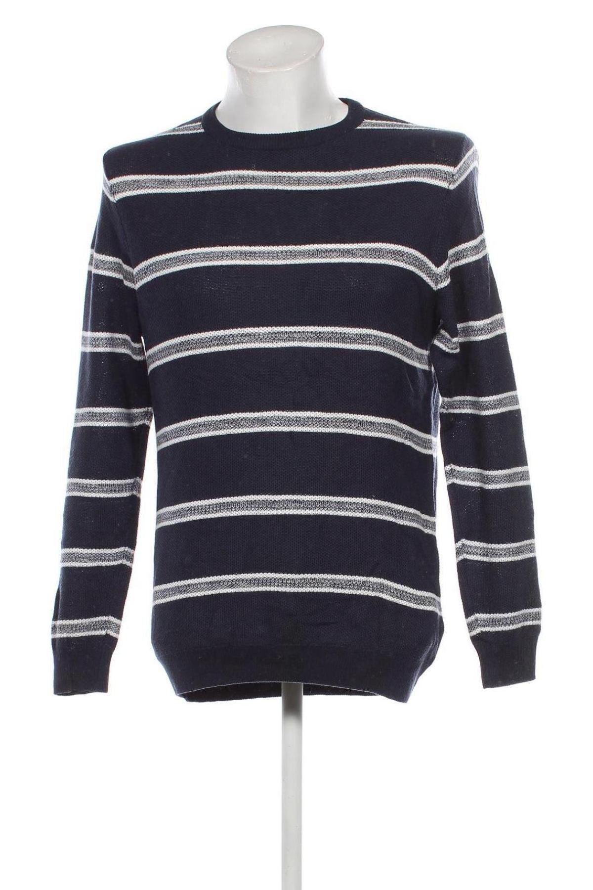 Męski sweter Pull&Bear, Rozmiar M, Kolor Niebieski, Cena 32,99 zł