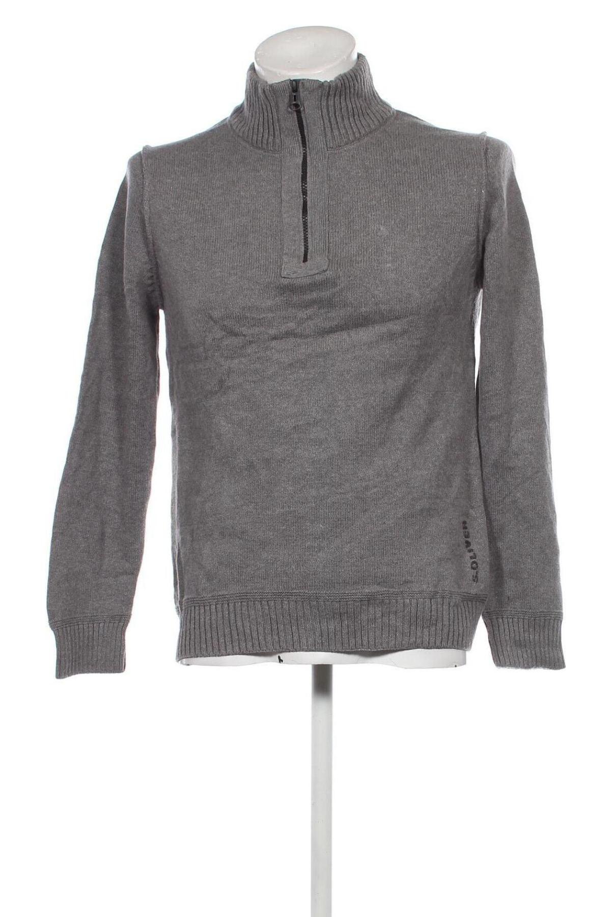 Herrenpullover S.Oliver, Größe M, Farbe Grau, Preis € 8,49