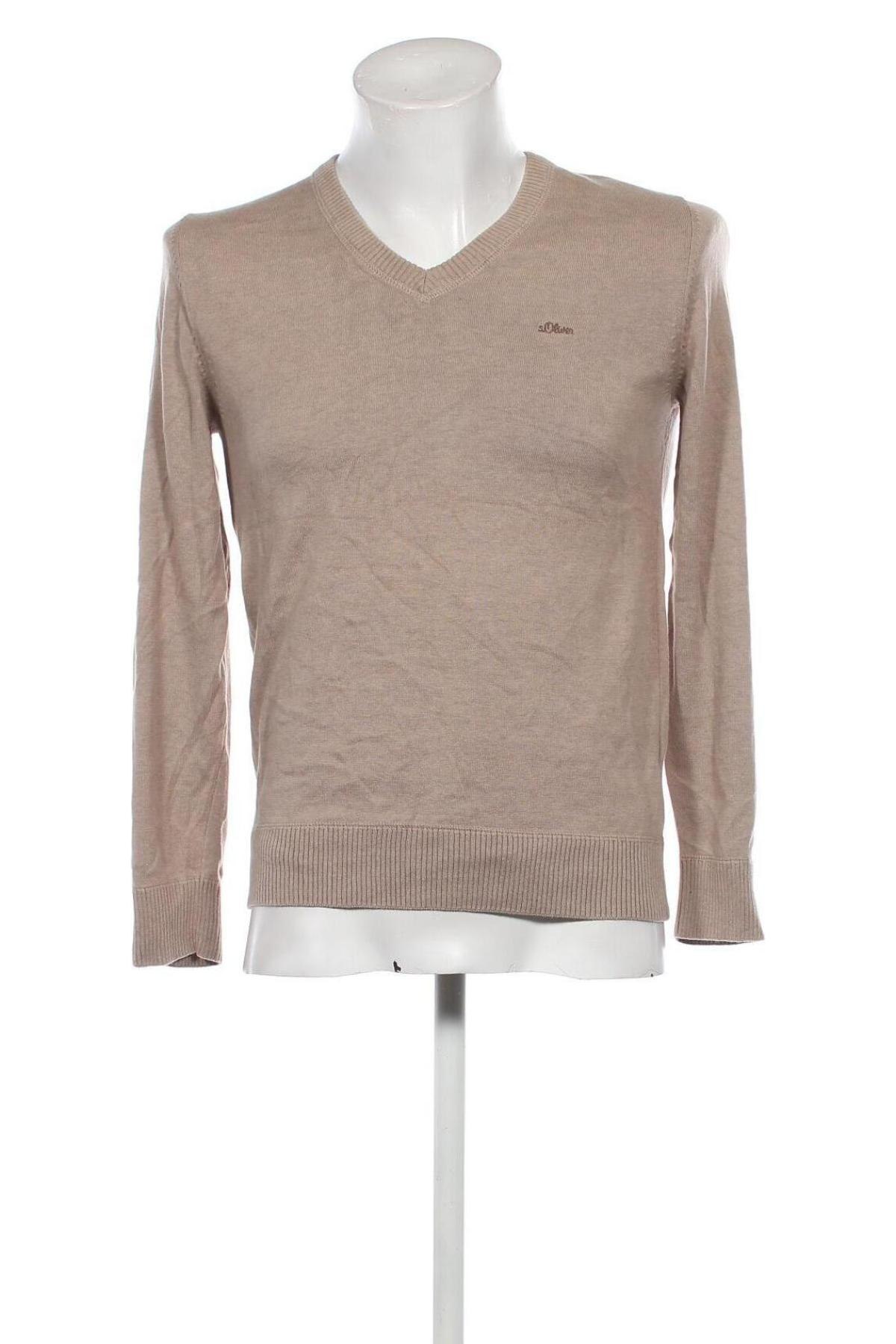 Herrenpullover S.Oliver, Größe S, Farbe Beige, Preis € 8,49