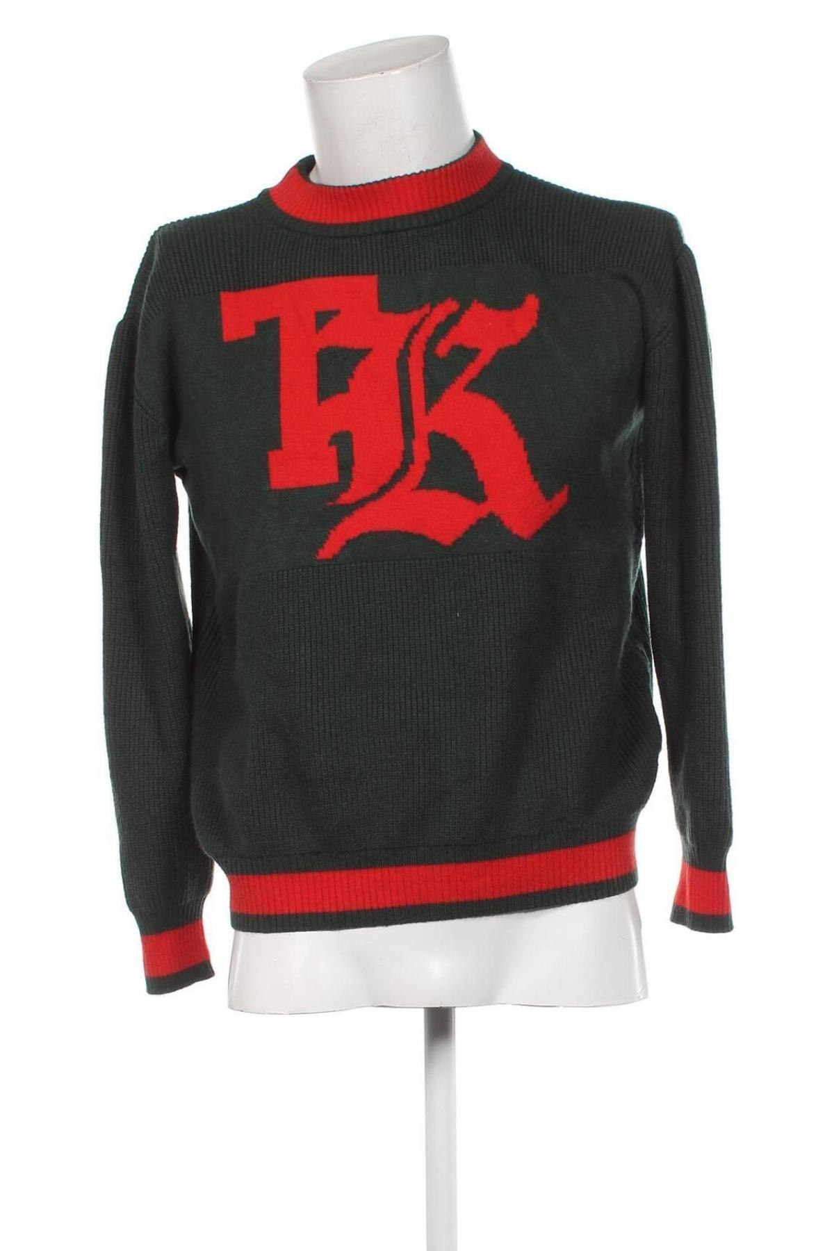 Herrenpullover Takeshy Kurosawa, Größe XXL, Farbe Grün, Preis 13,99 €