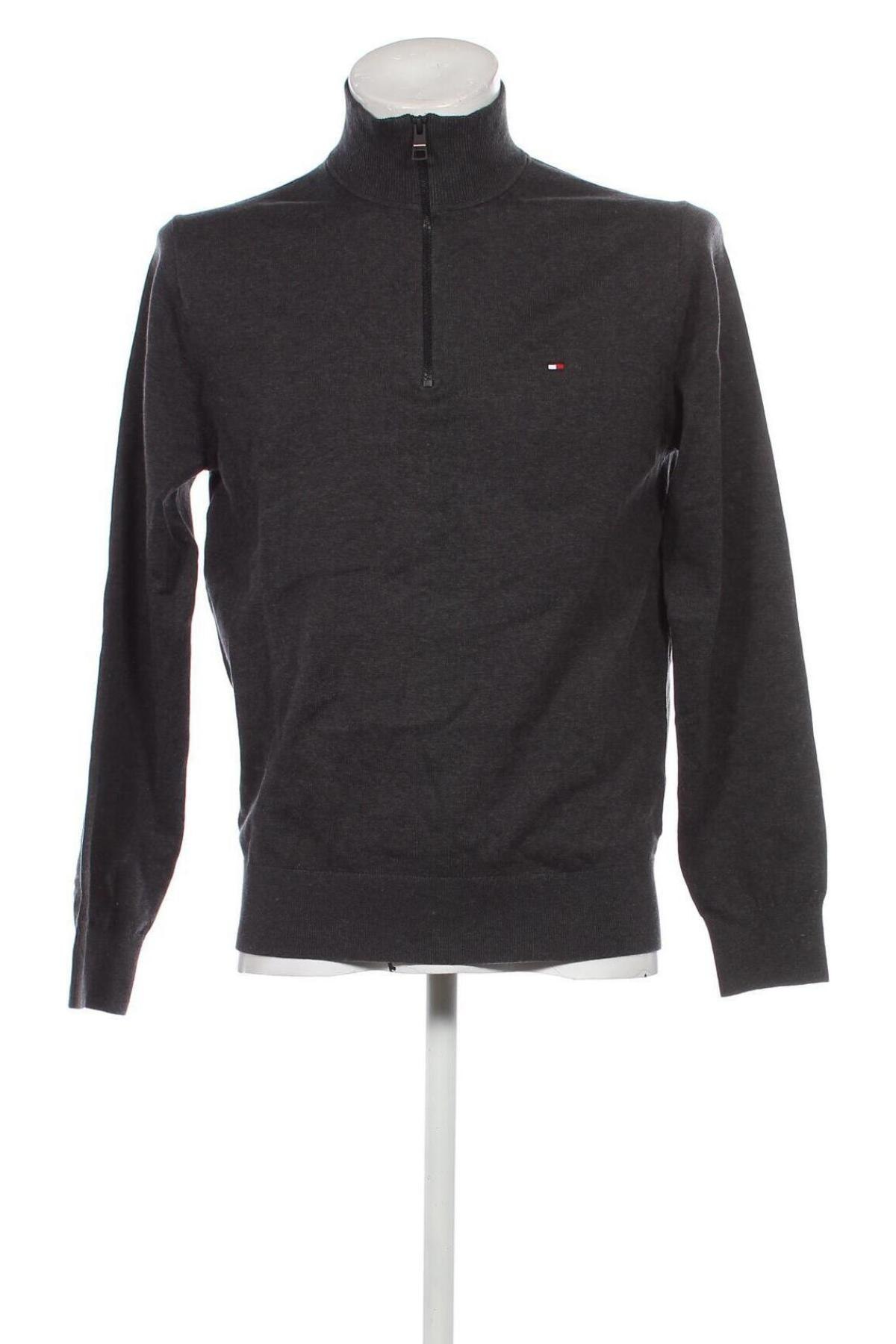 Herrenpullover Tommy Hilfiger, Größe L, Farbe Grau, Preis 98,49 €