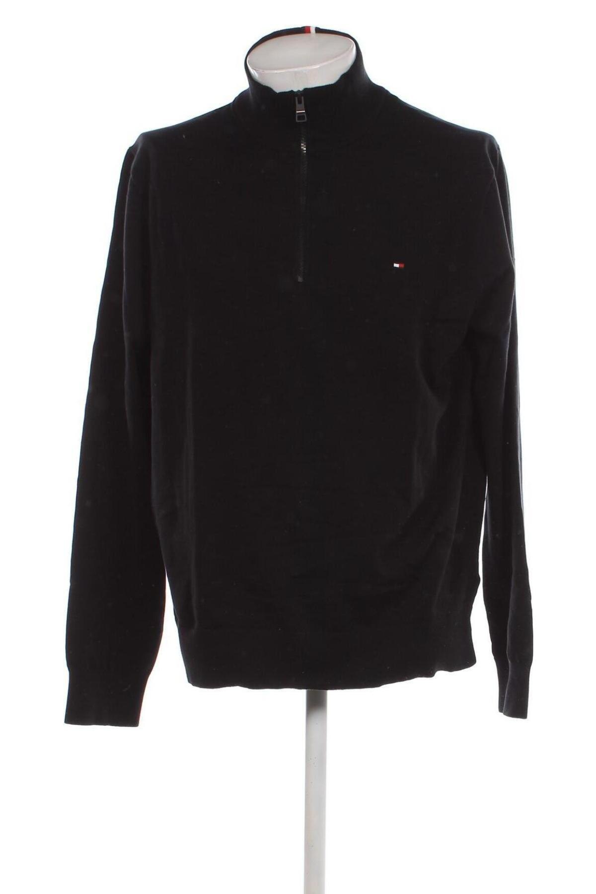 Pulover de bărbați Tommy Hilfiger, Mărime 3XL, Culoare Negru, Preț 391,99 Lei