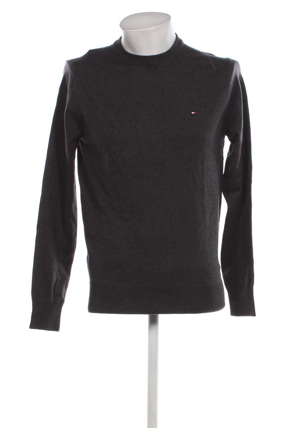 Herrenpullover Tommy Hilfiger, Größe M, Farbe Grau, Preis 90,99 €