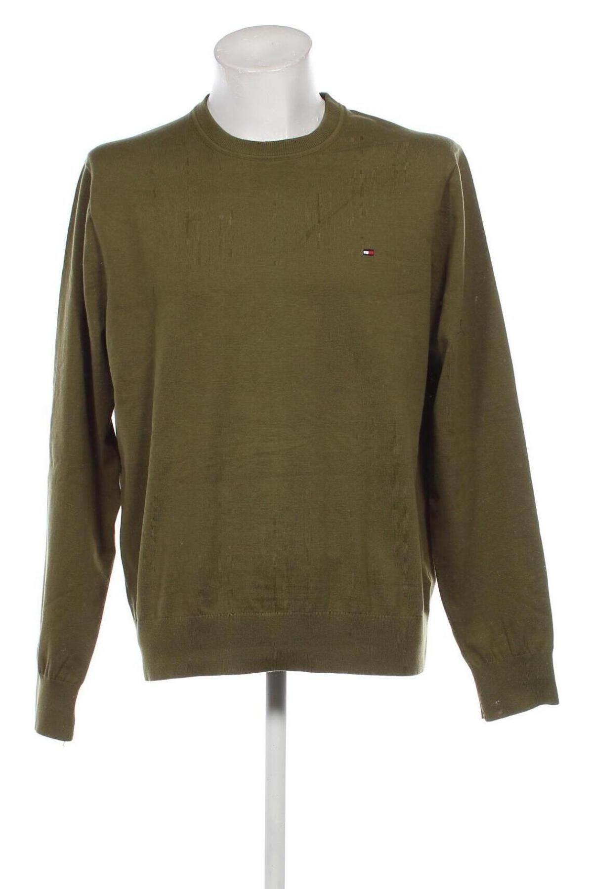 Męski sweter Tommy Hilfiger, Rozmiar 3XL, Kolor Zielony, Cena 690,99 zł