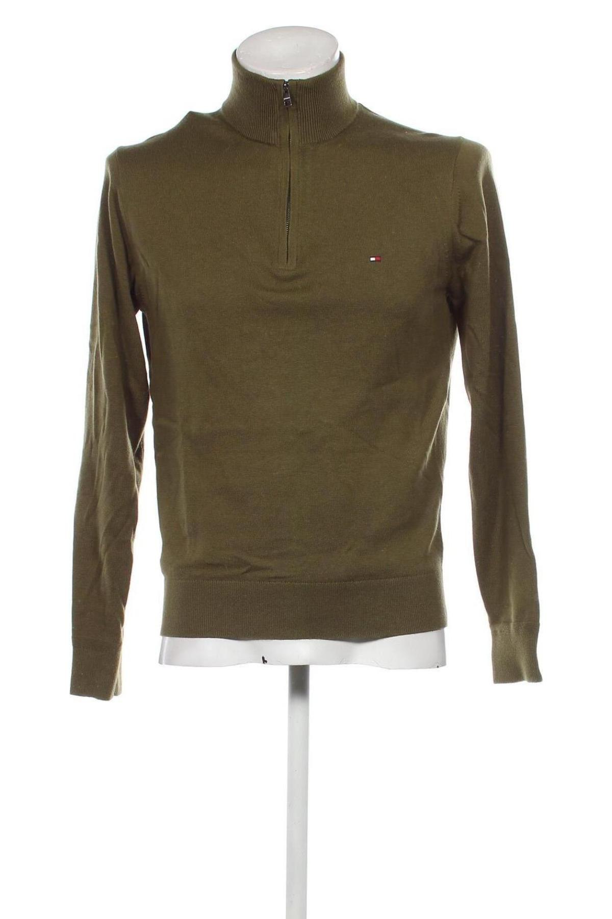 Męski sweter Tommy Hilfiger, Rozmiar M, Kolor Zielony, Cena 690,99 zł