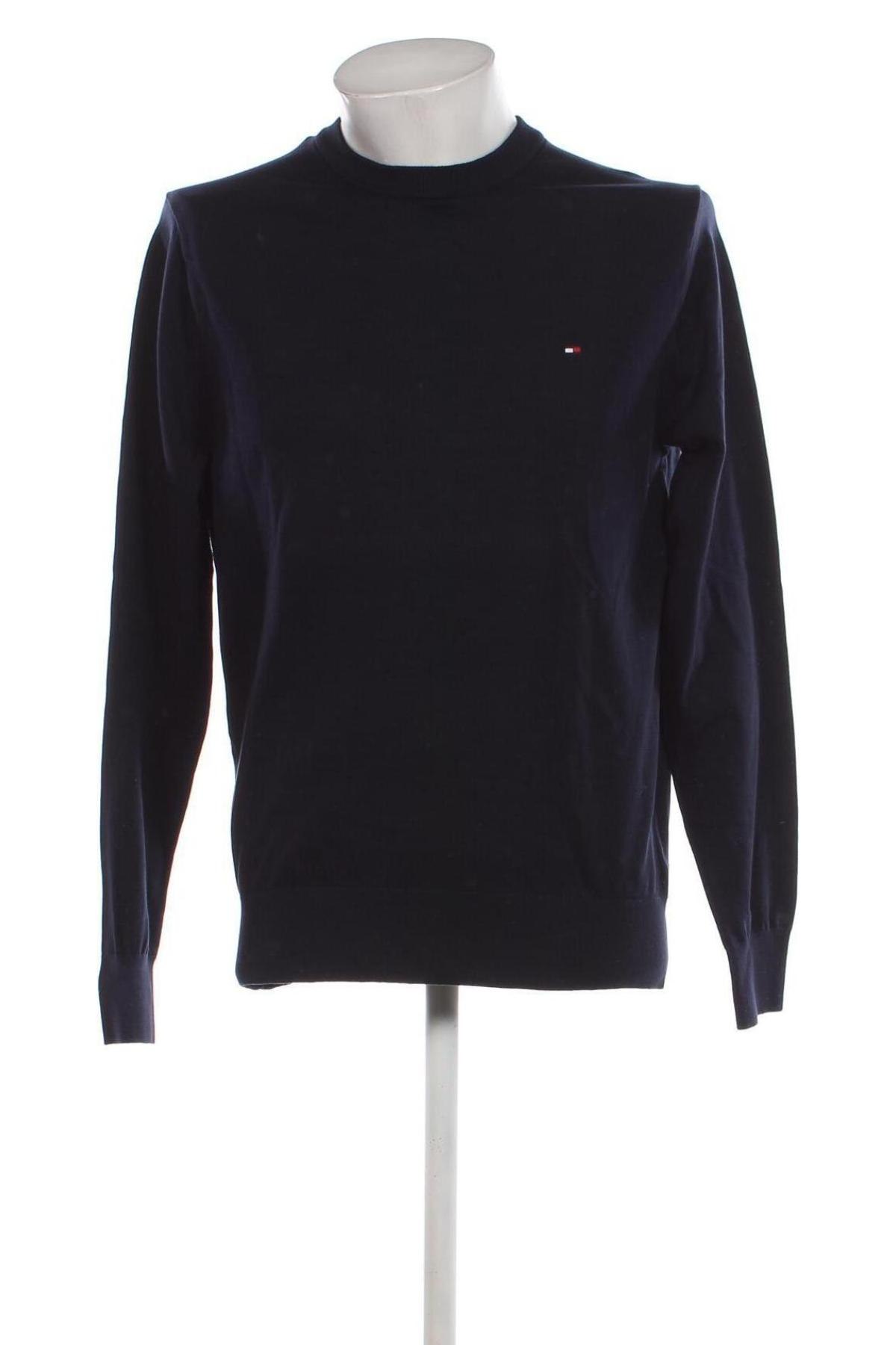 Herrenpullover Tommy Hilfiger, Größe L, Farbe Blau, Preis 98,49 €