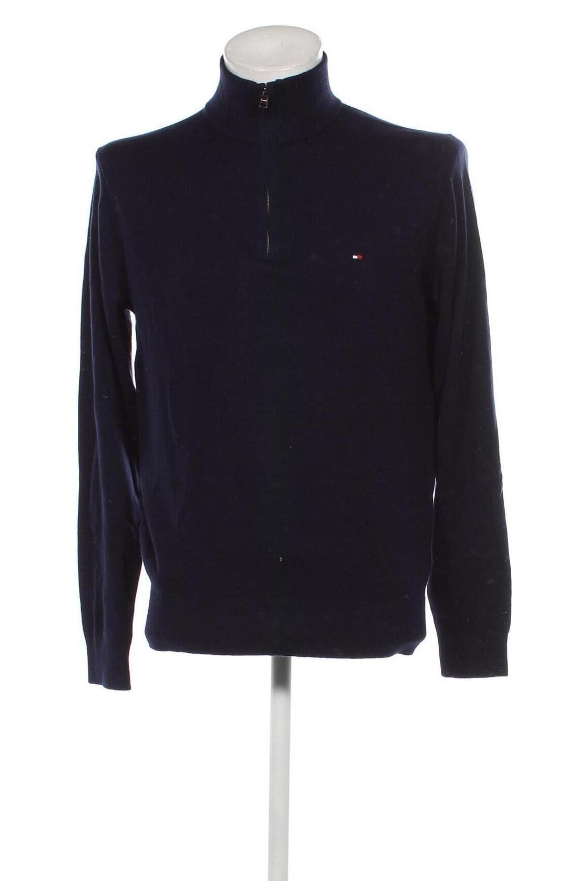 Pánsky sveter  Tommy Hilfiger, Veľkosť L, Farba Modrá, Cena  79,95 €