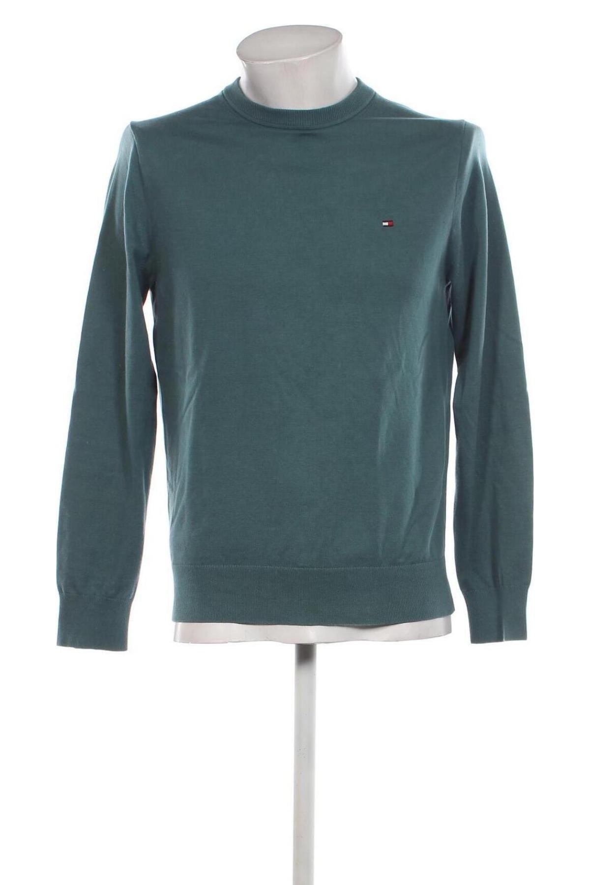 Herrenpullover Tommy Hilfiger, Größe M, Farbe Grün, Preis 150,99 €