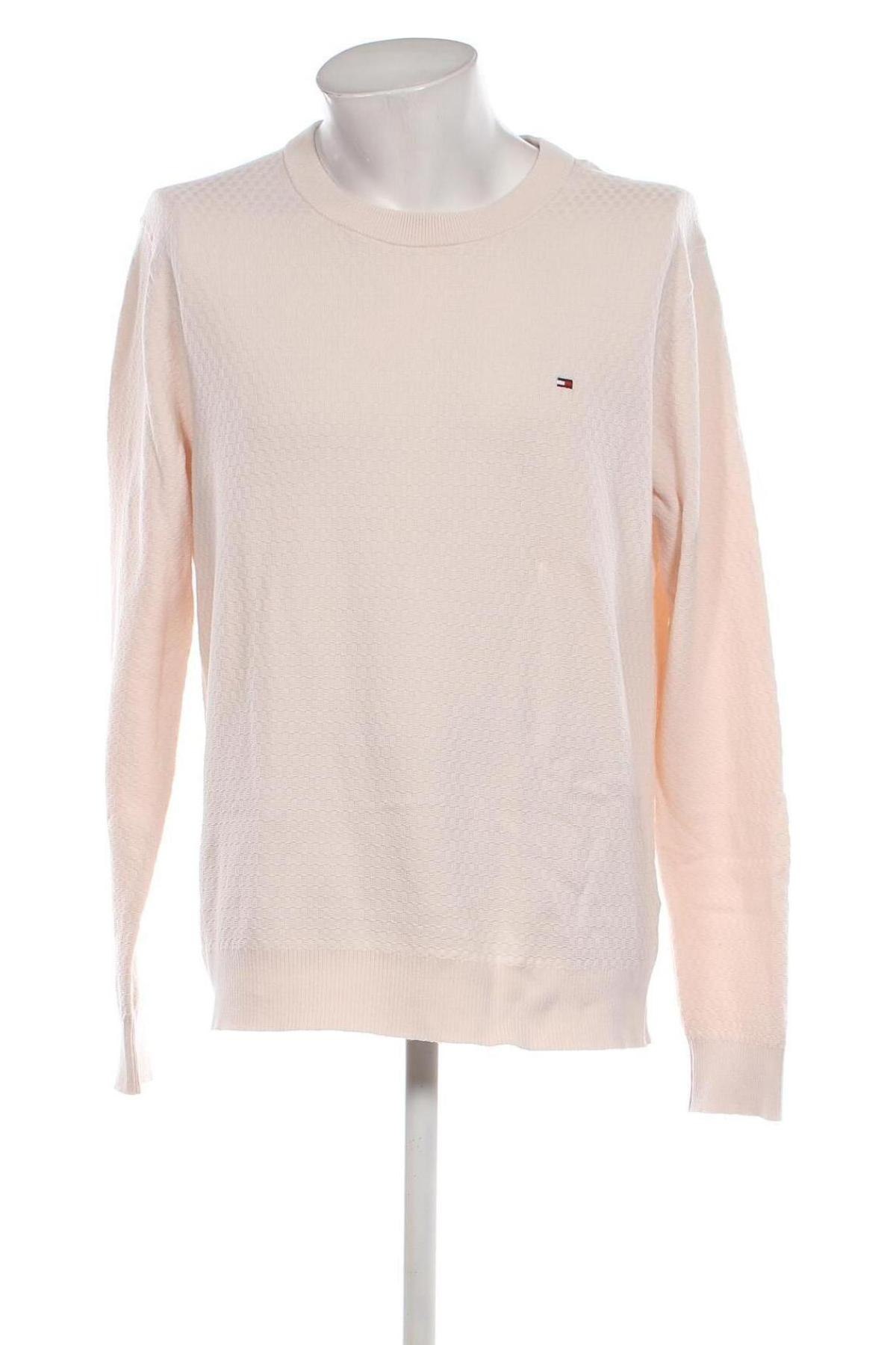 Herrenpullover Tommy Hilfiger, Größe XXL, Farbe Ecru, Preis 90,99 €