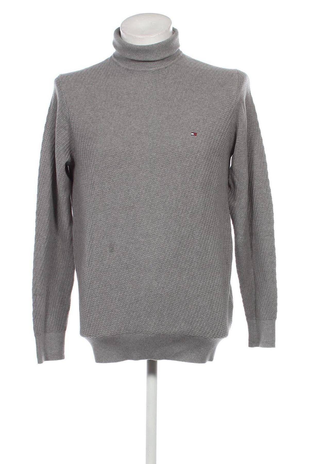 Herrenpullover Tommy Hilfiger, Größe M, Farbe Grau, Preis 75,99 €