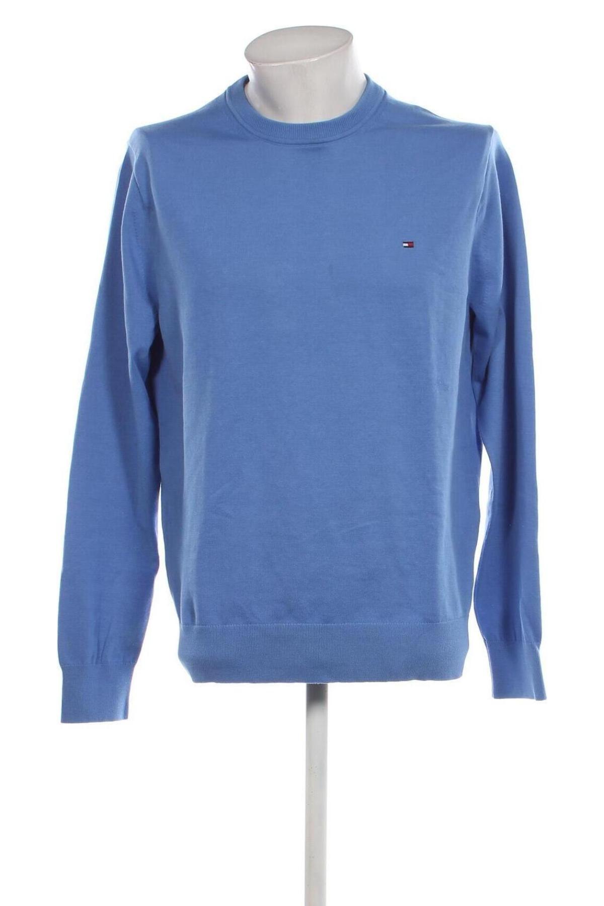 Herrenpullover Tommy Hilfiger, Größe XL, Farbe Blau, Preis 90,99 €