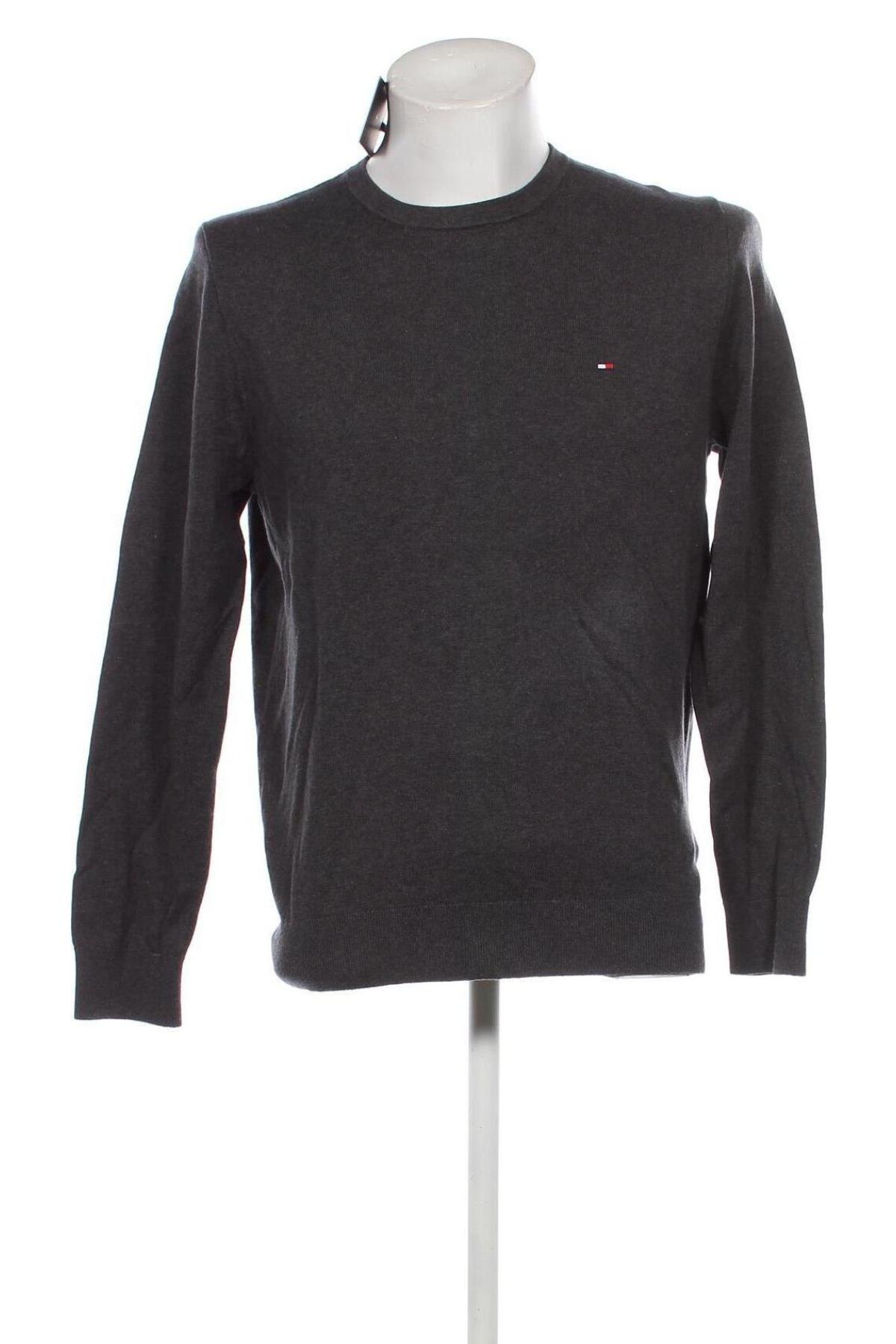 Herrenpullover Tommy Hilfiger, Größe L, Farbe Grau, Preis 98,49 €