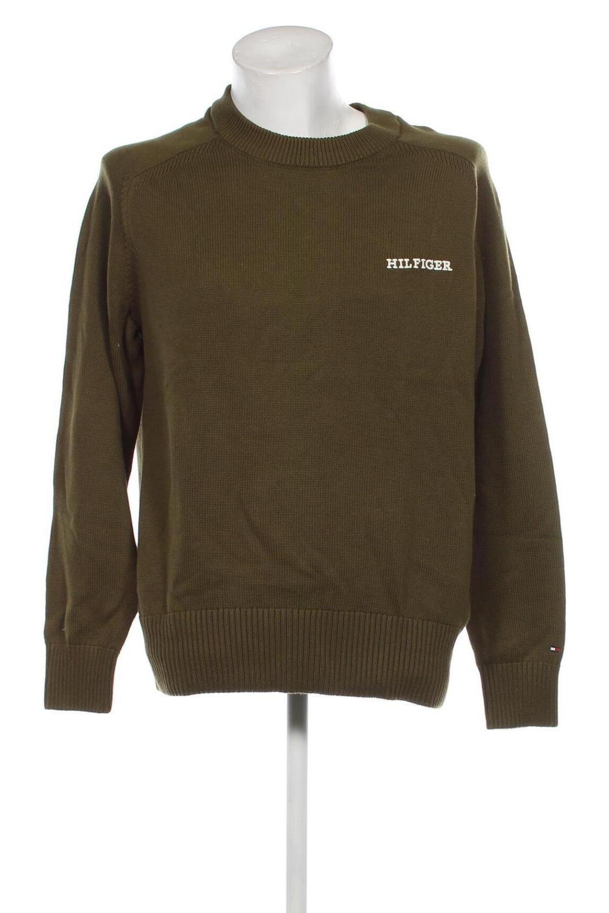 Pánsky sveter  Tommy Hilfiger, Veľkosť XL, Farba Zelená, Cena  122,95 €