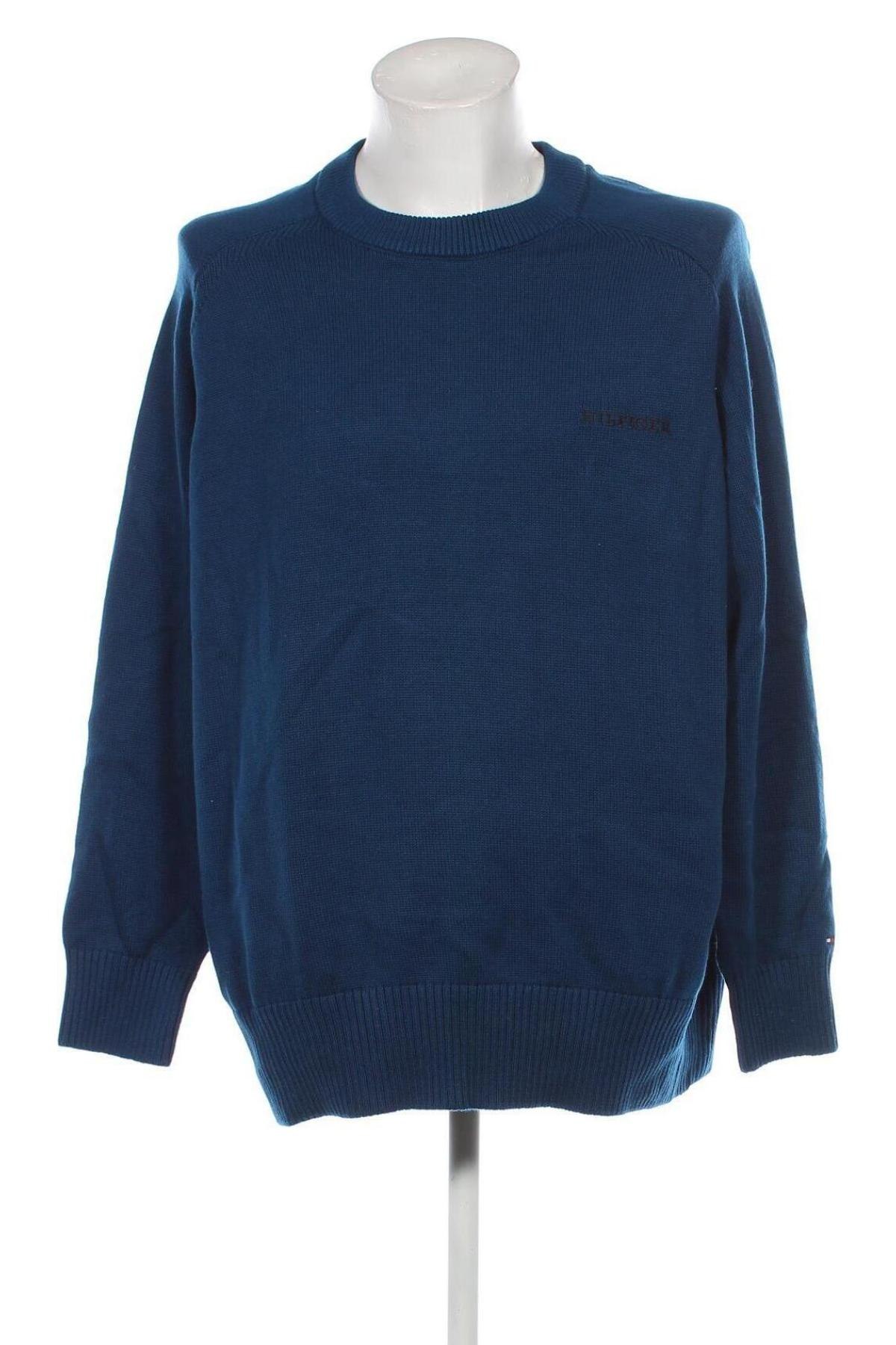 Herrenpullover Tommy Hilfiger, Größe 3XL, Farbe Blau, Preis 98,49 €