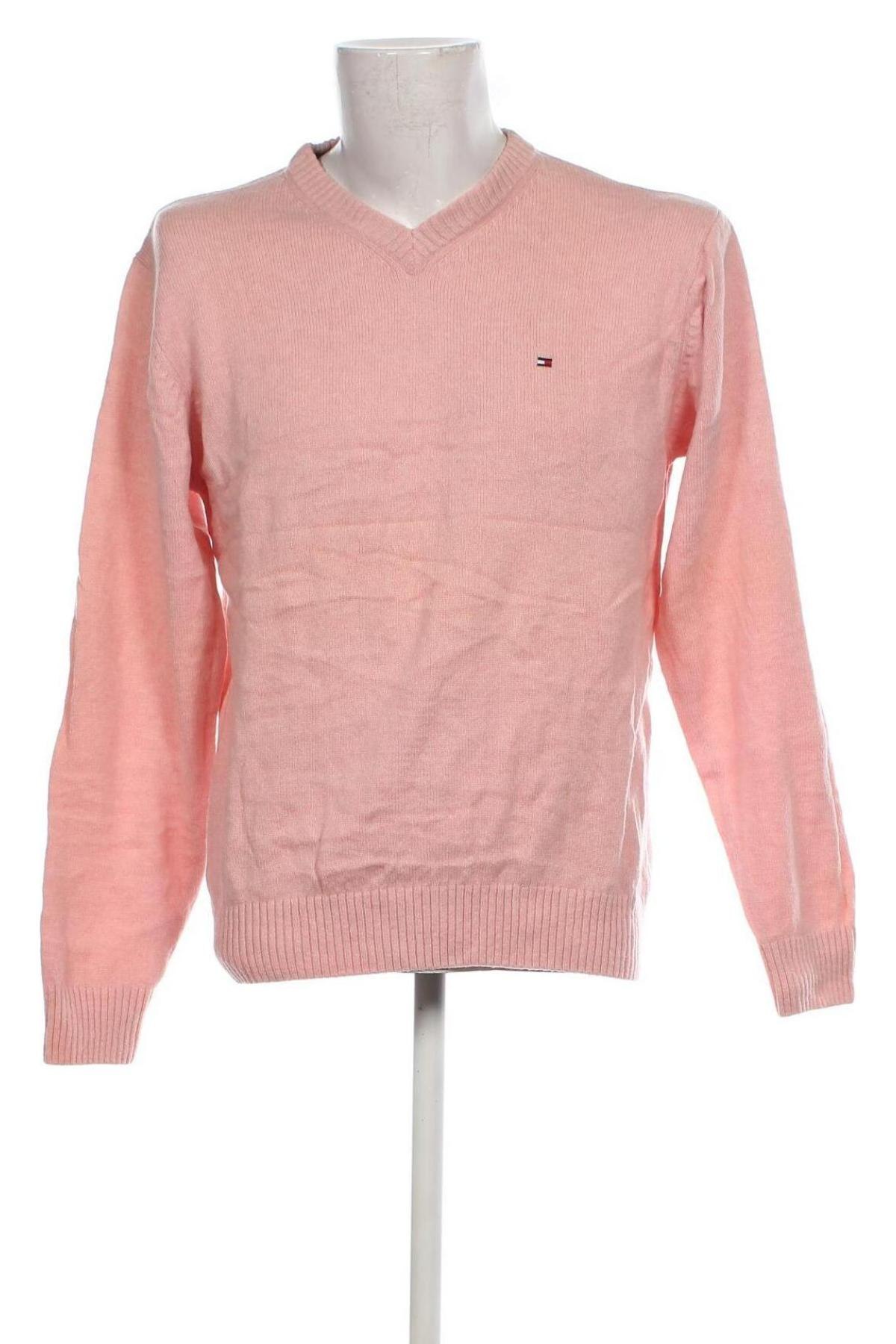 Herrenpullover Tommy Hilfiger, Größe XL, Farbe Rosa, Preis 26,99 €