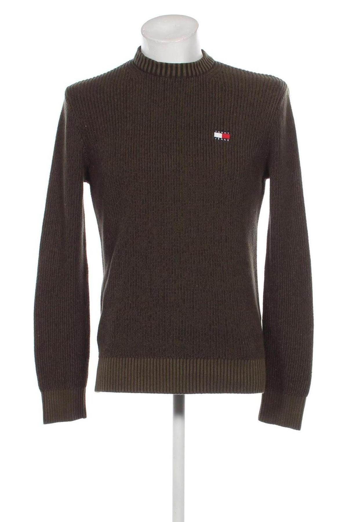 Męski sweter Tommy Jeans, Rozmiar S, Kolor Zielony, Cena 168,99 zł