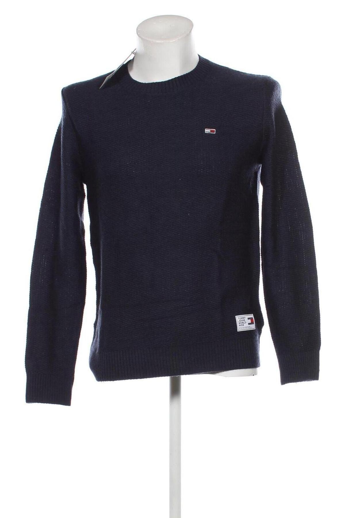 Męski sweter Tommy Jeans, Rozmiar S, Kolor Niebieski, Cena 272,99 zł