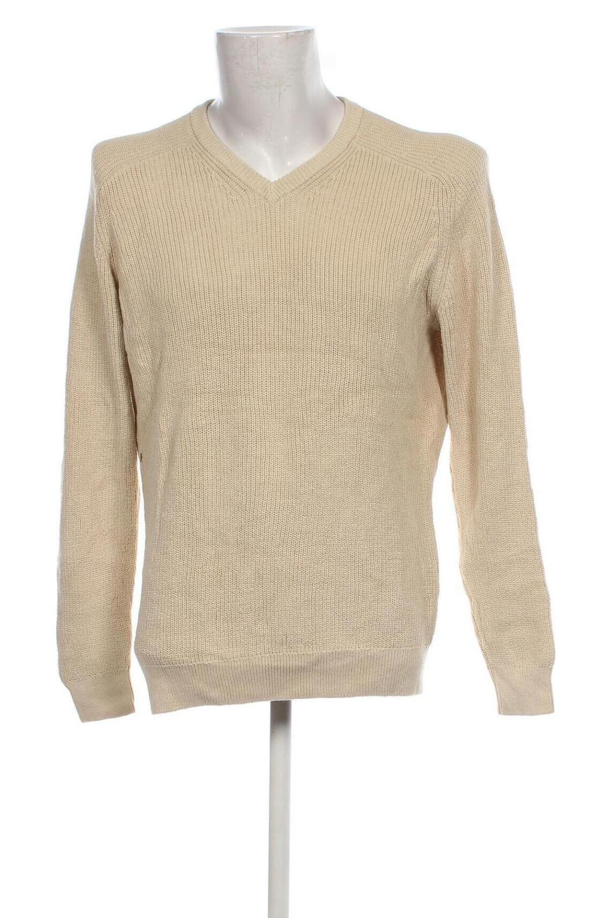 Herrenpullover Uniqlo, Größe L, Farbe Ecru, Preis € 23,66