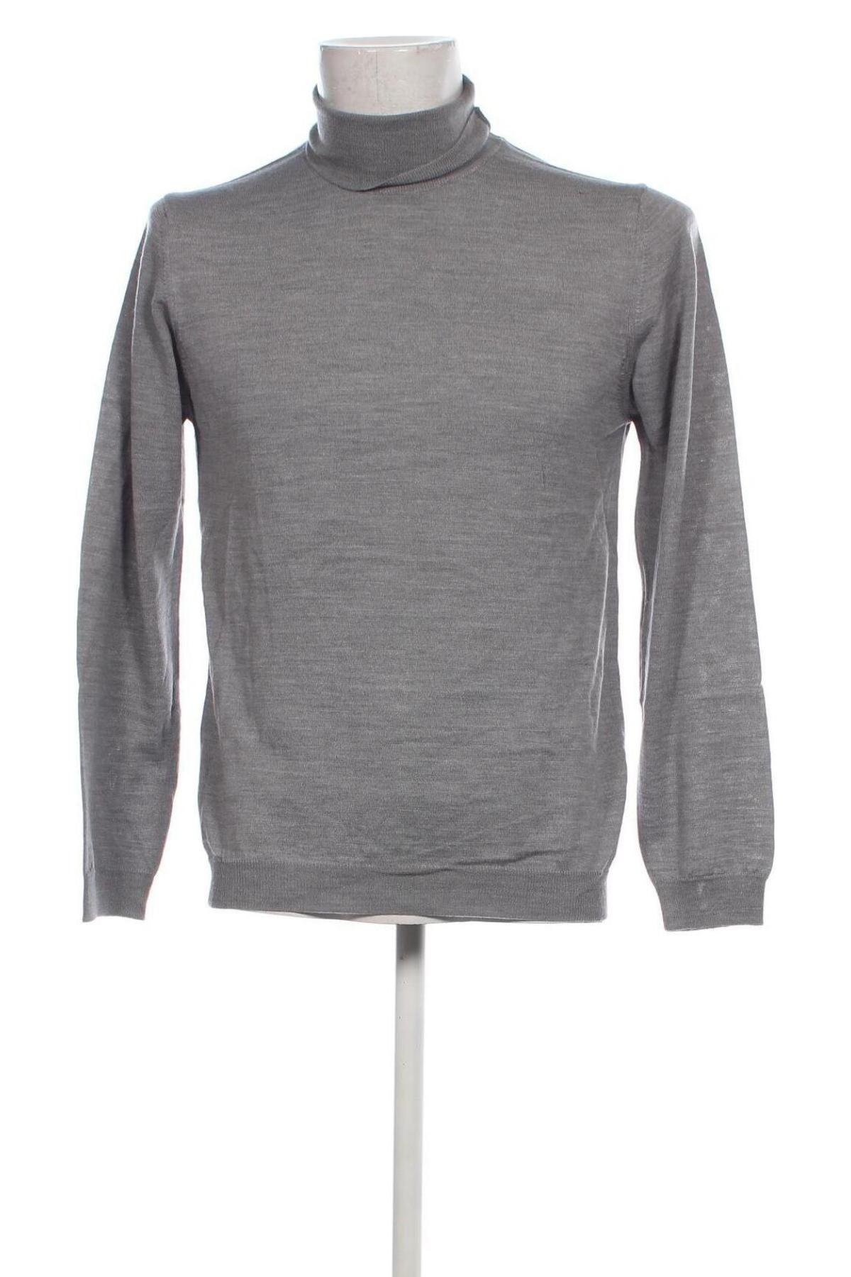 Herrenpullover Zara, Größe M, Farbe Grau, Preis 7,49 €