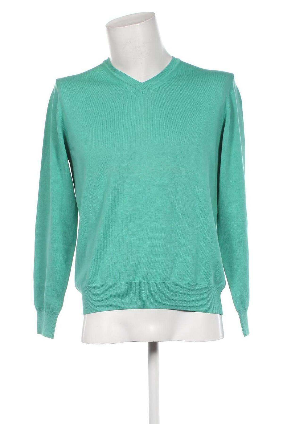 Herrenpullover Zara Man, Größe L, Farbe Grün, Preis 9,99 €