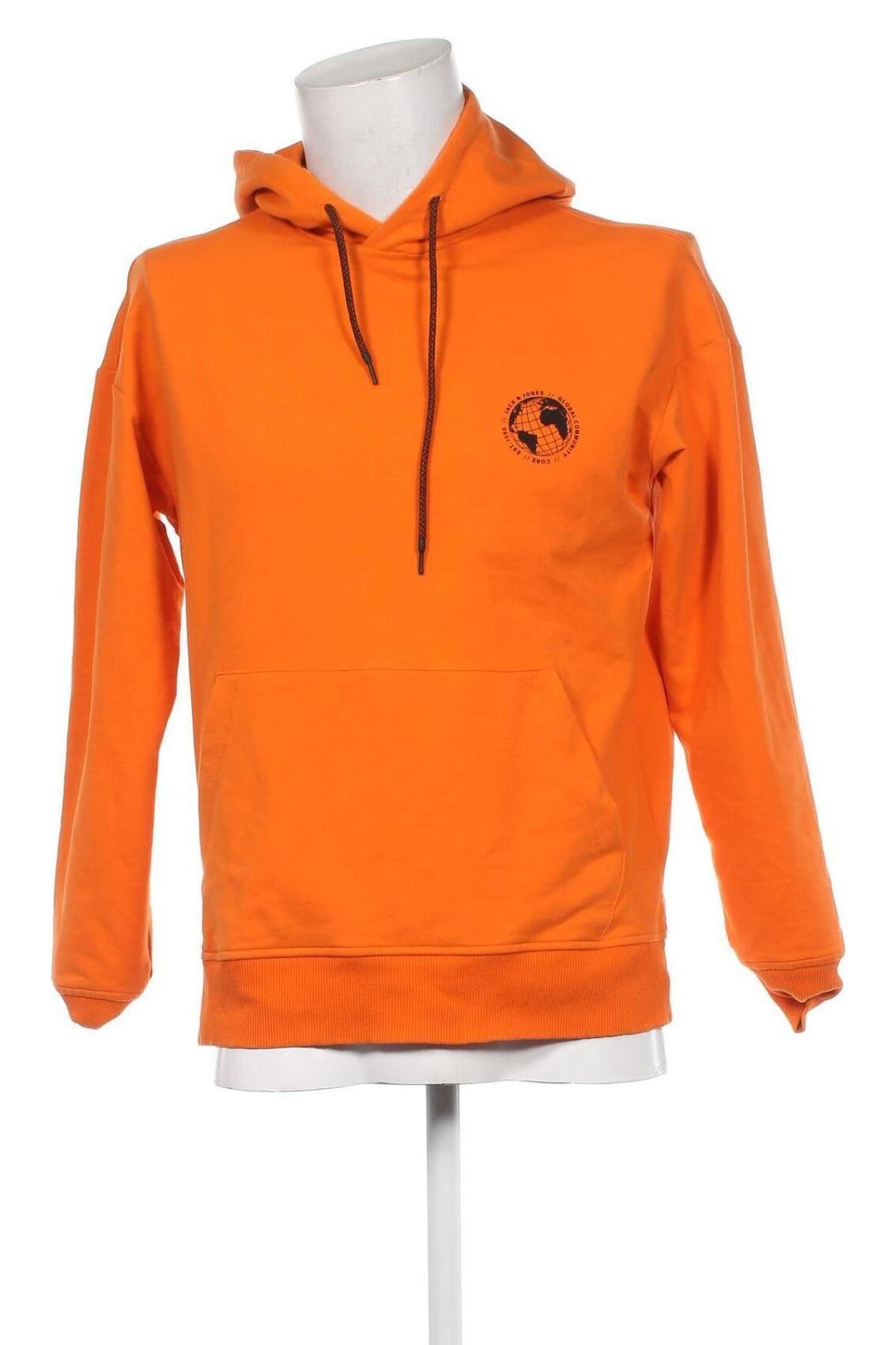 Herren Sweatshirt Jack & Jones, Größe L, Farbe Orange, Preis 17,39 €