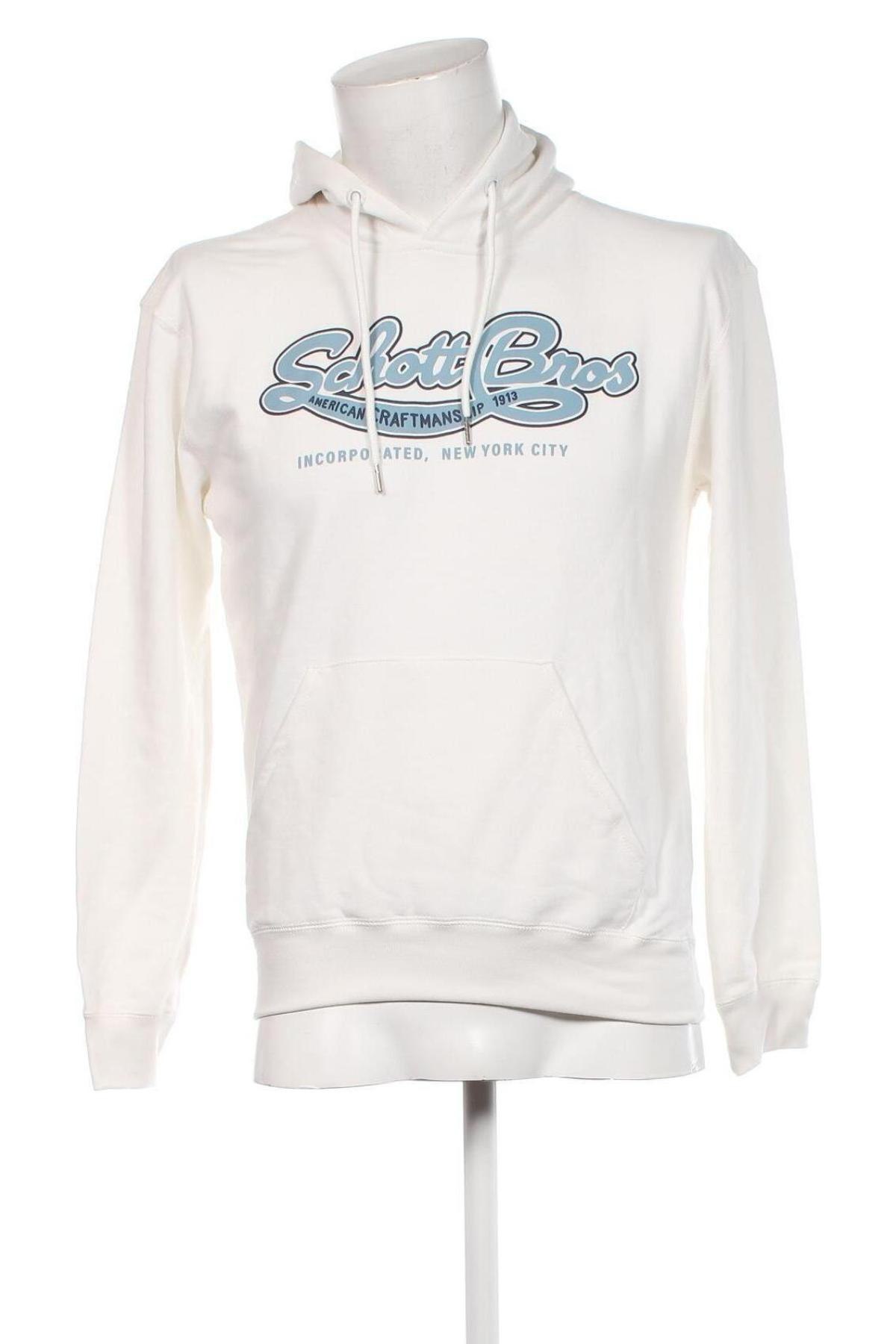 Férfi sweatshirt Schott, Méret S, Szín Fehér, Ár 34 038 Ft