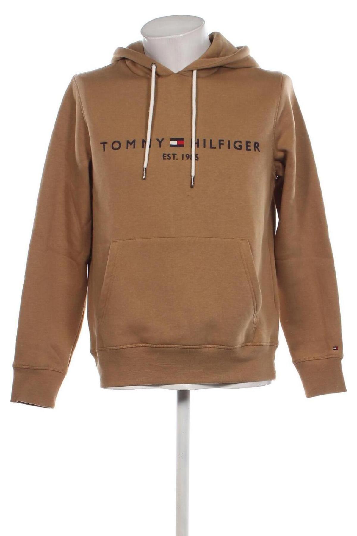 Мъжки суичър Tommy Hilfiger, Размер M, Цвят Кафяв, Цена 129,99 лв.