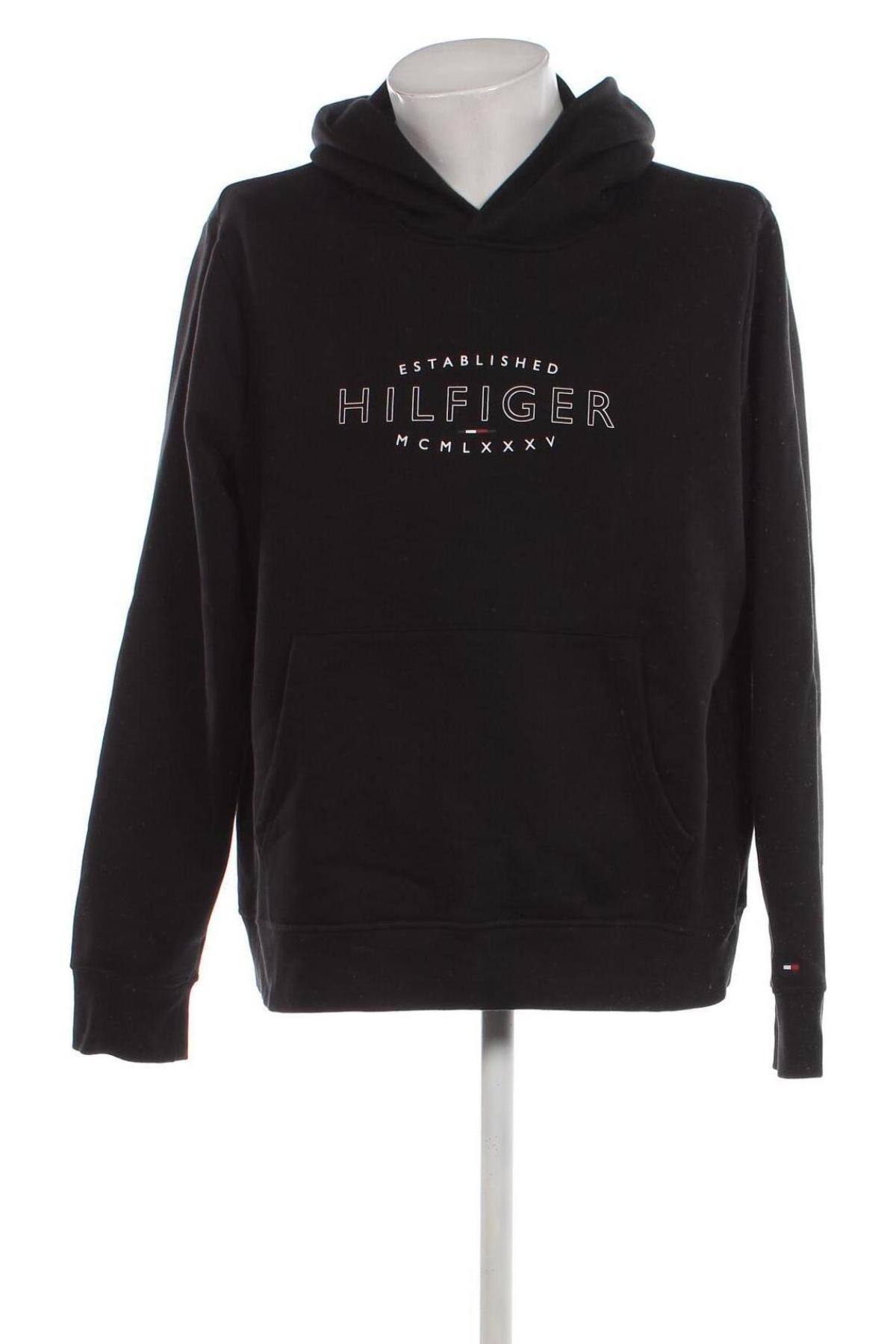 Herren Sweatshirt Tommy Hilfiger, Größe XXL, Farbe Schwarz, Preis 45,99 €