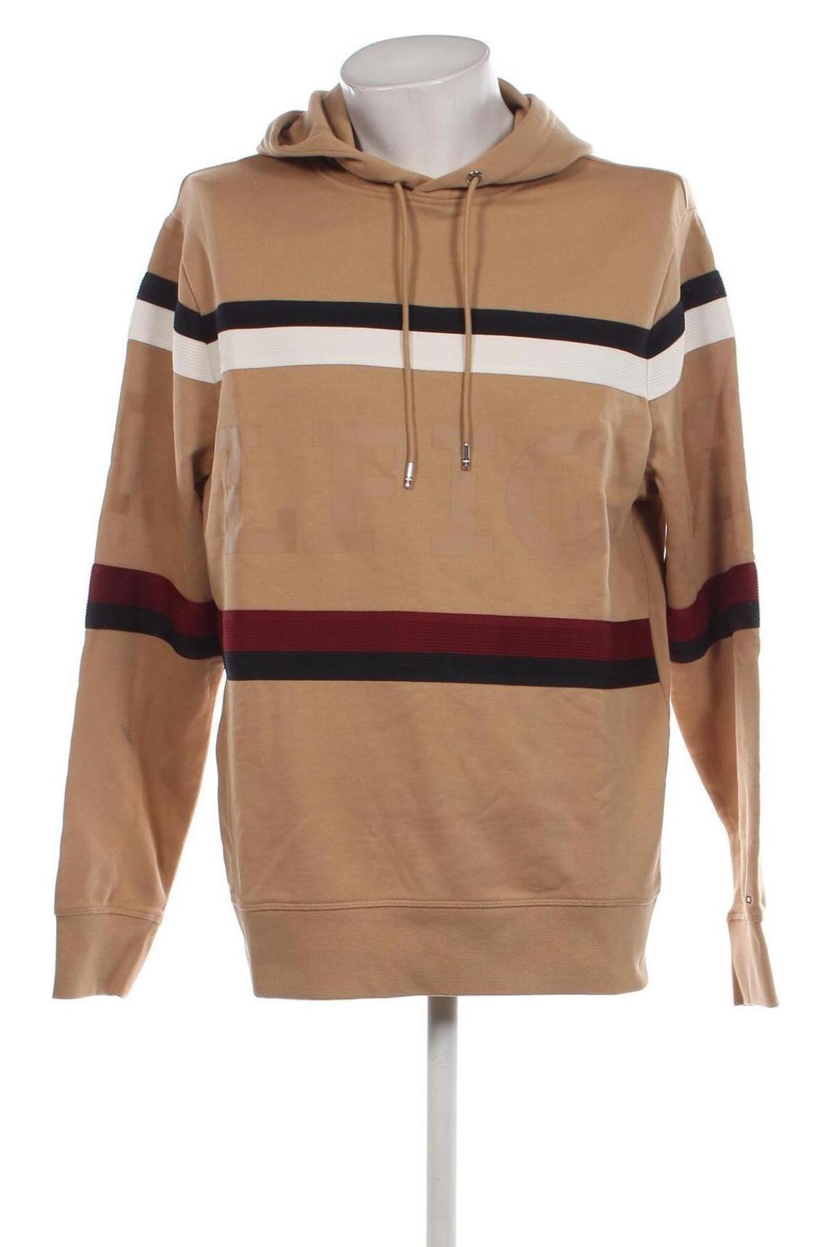 Męska bluza Tommy Hilfiger, Rozmiar L, Kolor Beżowy, Cena 231,49 zł