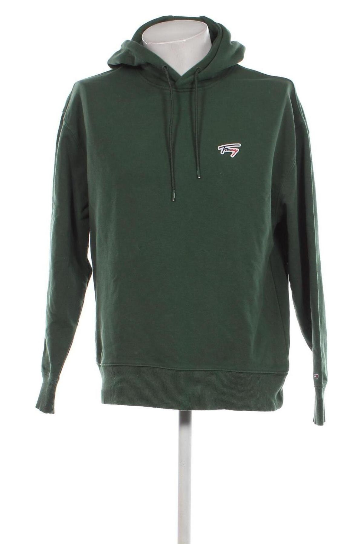 Hanorac de bărbați Tommy Jeans, Mărime M, Culoare Verde, Preț 329,99 Lei