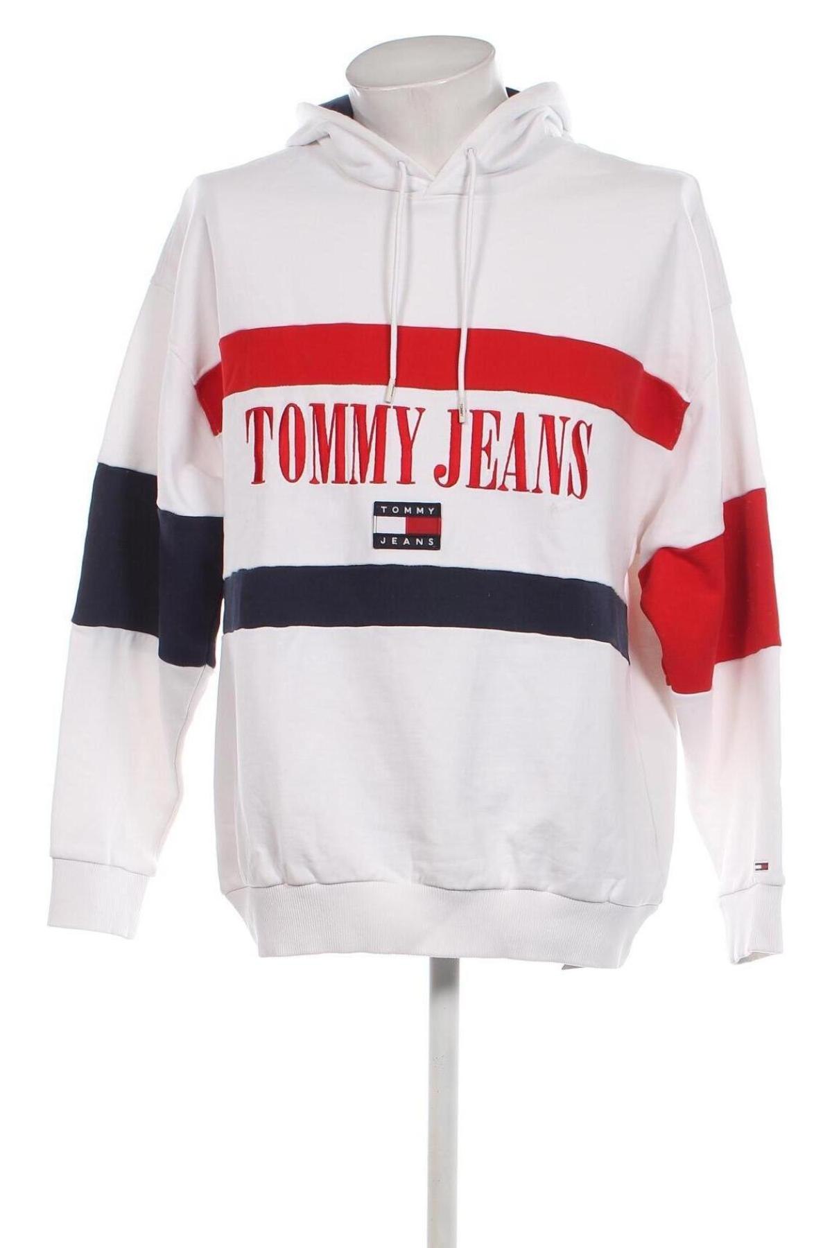 Hanorac de bărbați Tommy Jeans, Mărime XS, Culoare Alb, Preț 311,99 Lei