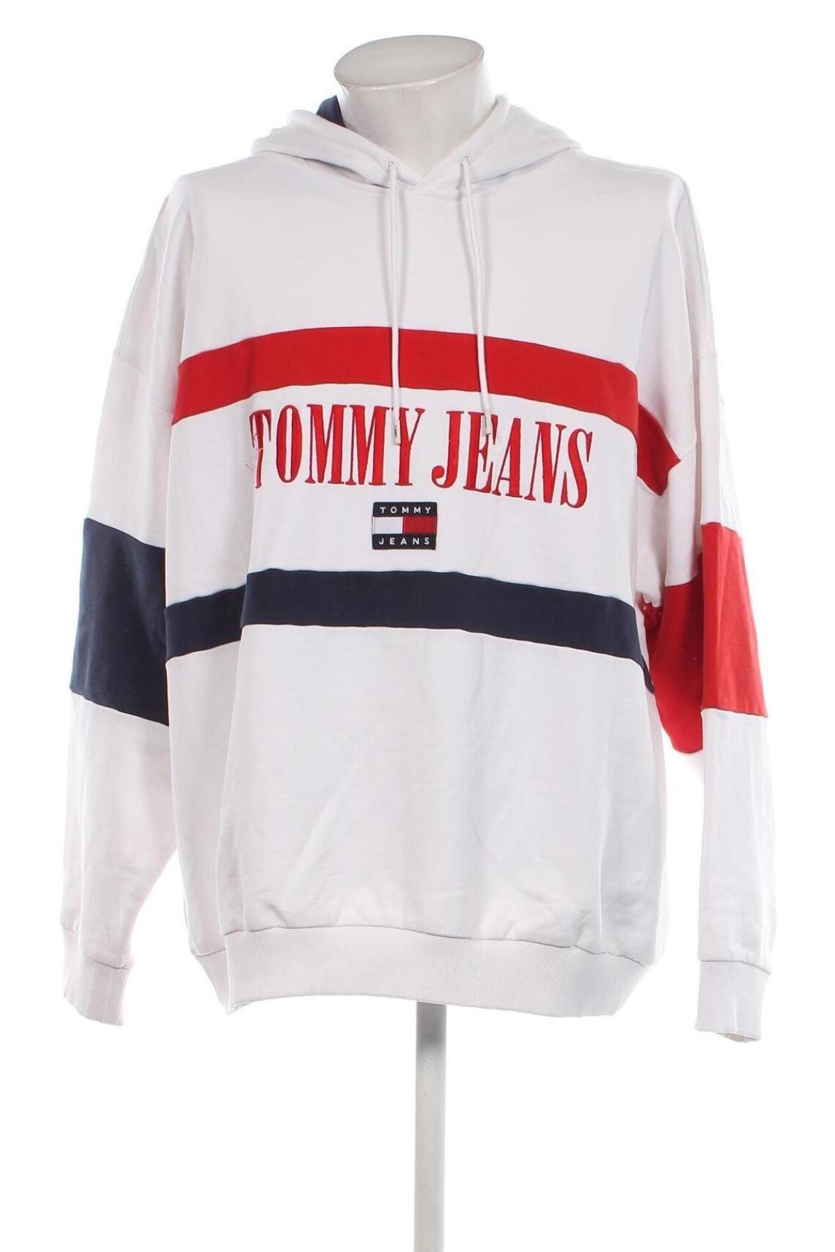 Hanorac de bărbați Tommy Jeans, Mărime XL, Culoare Alb, Preț 311,99 Lei