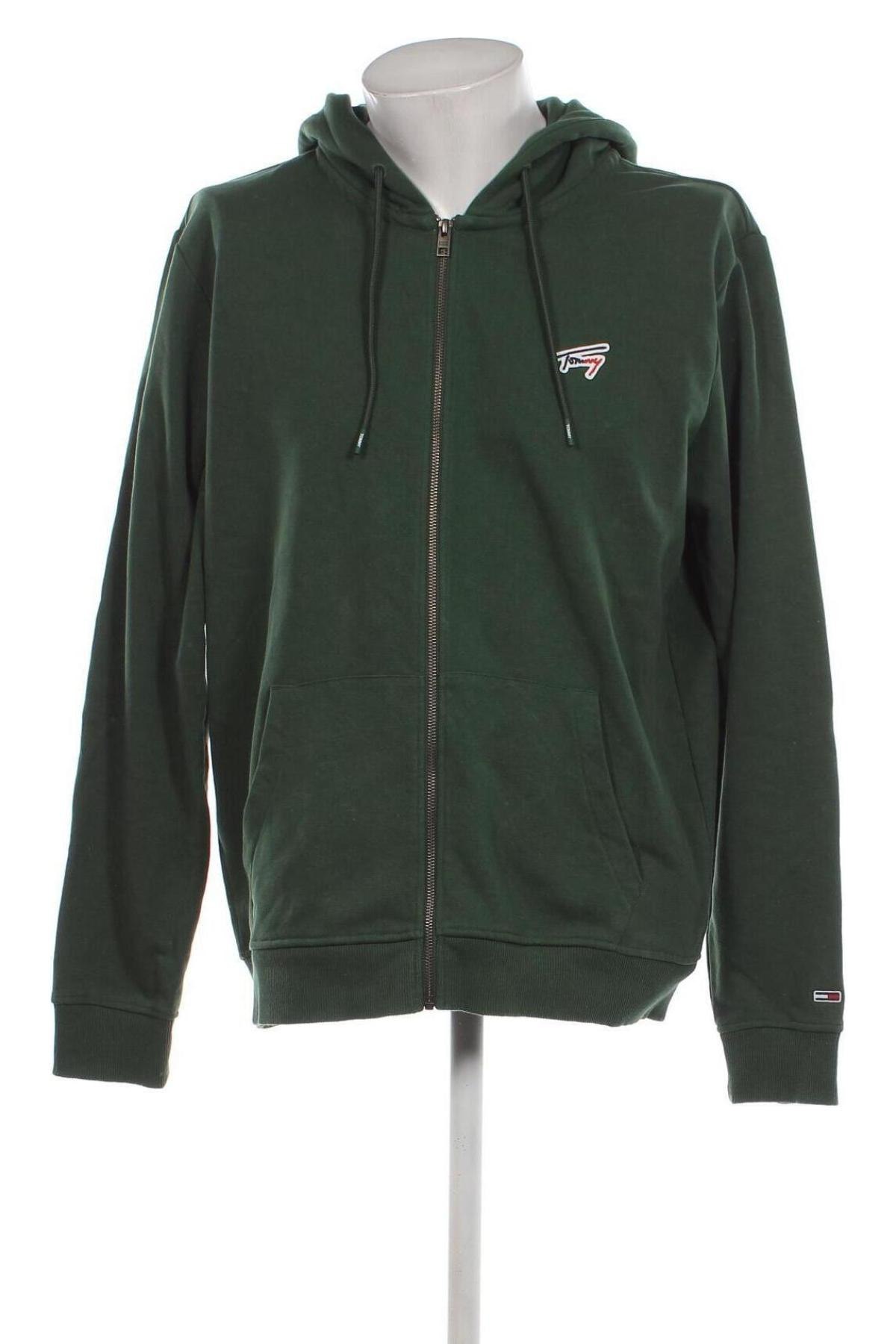 Herren Sweatshirt Tommy Jeans, Größe XL, Farbe Grün, Preis 104,79 €