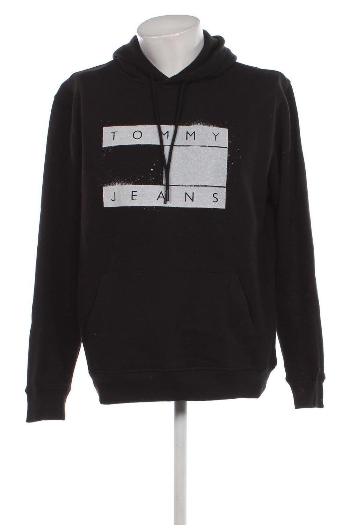 Herren Sweatshirt Tommy Jeans, Größe XL, Farbe Schwarz, Preis 82,99 €